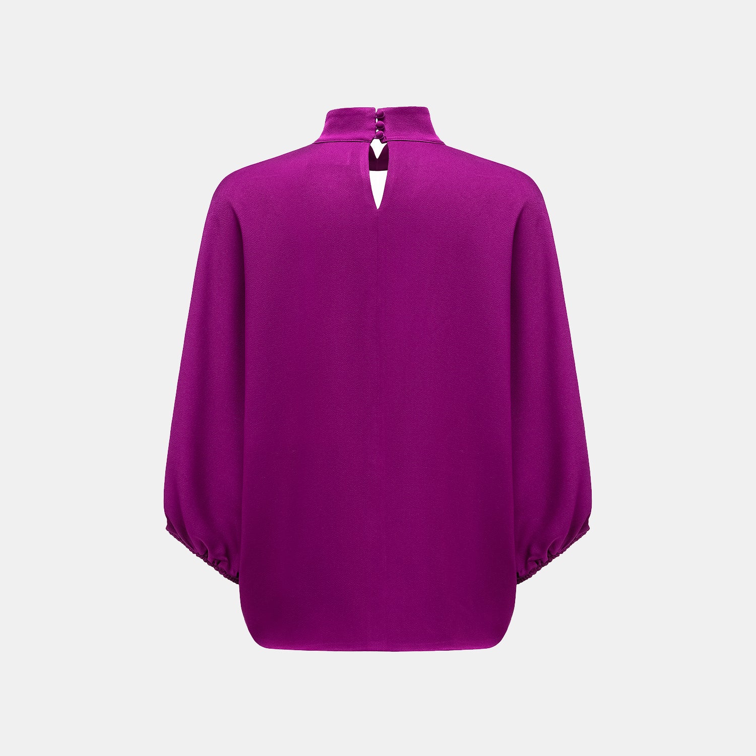 “春意” 鏤空剪裁設計輕中式上衣—紫蘭