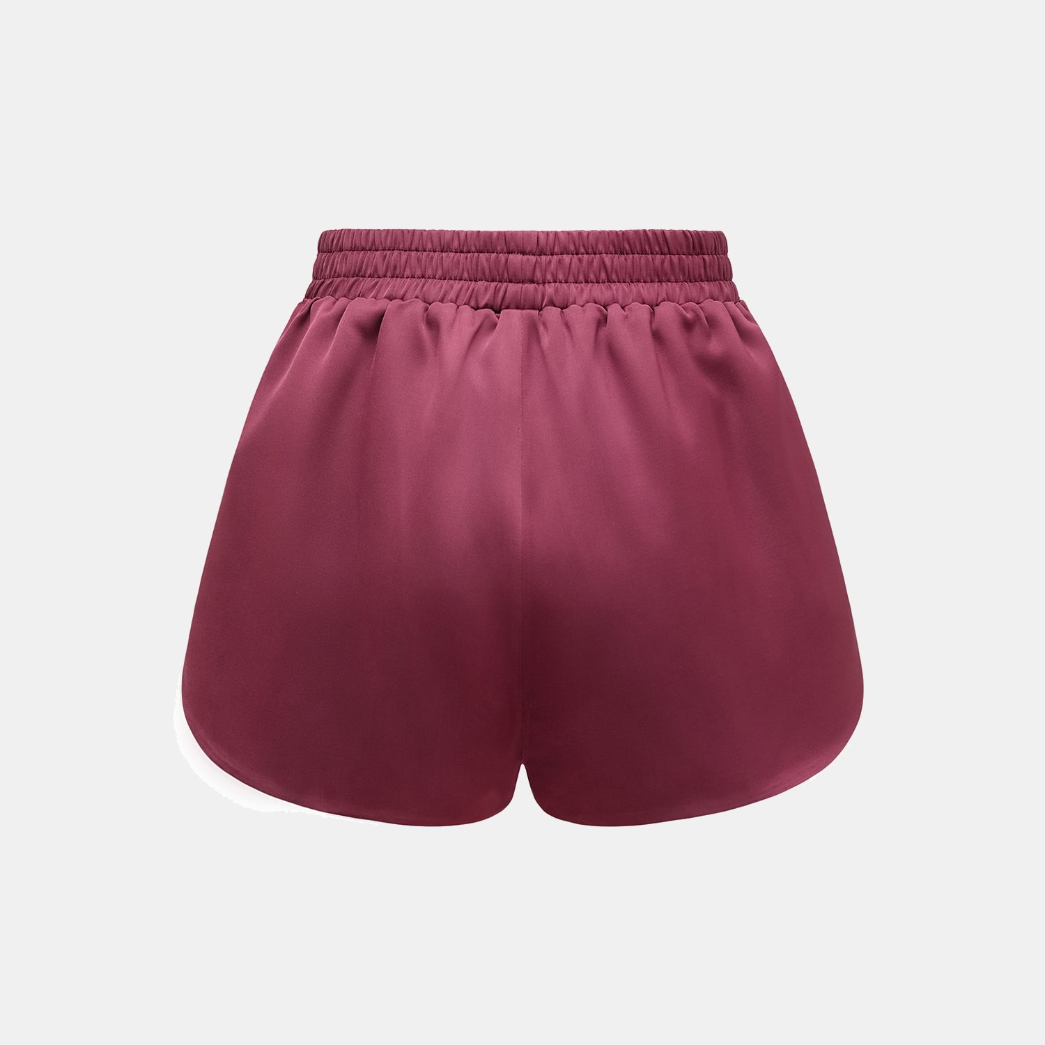 “Easy-go Chic” 重磅醋酸休閒短褲—絲絨紫