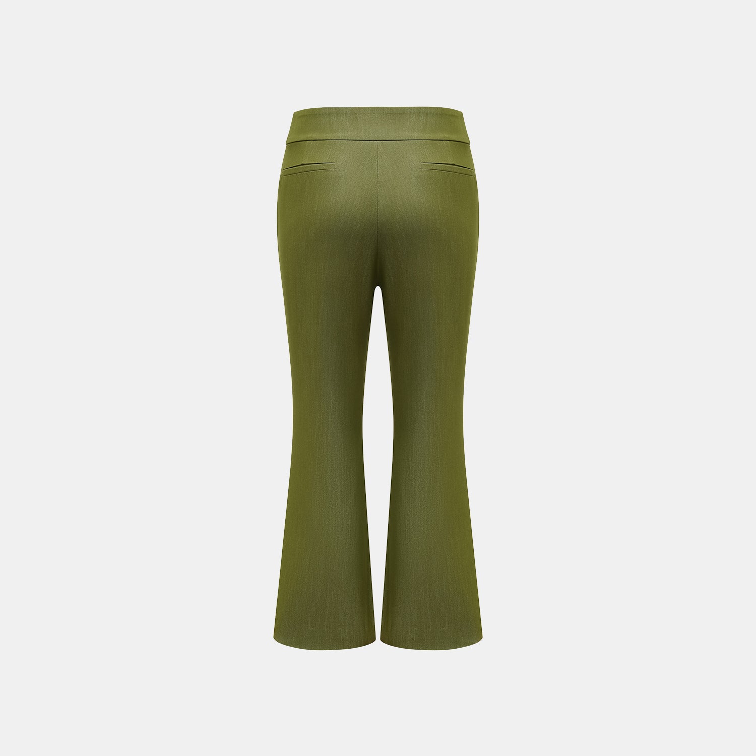 "Weekend at Monaco." 義大利肌理面料九分喇叭褲—Pistachio
