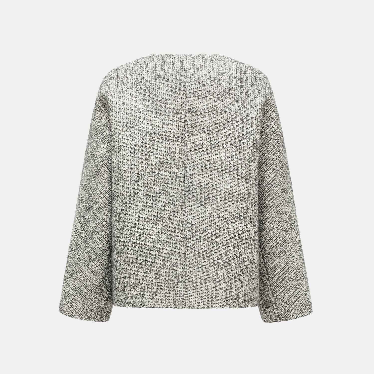 "Chelsea Citywalk." 花呢Oversized外套—Ashen Radiance