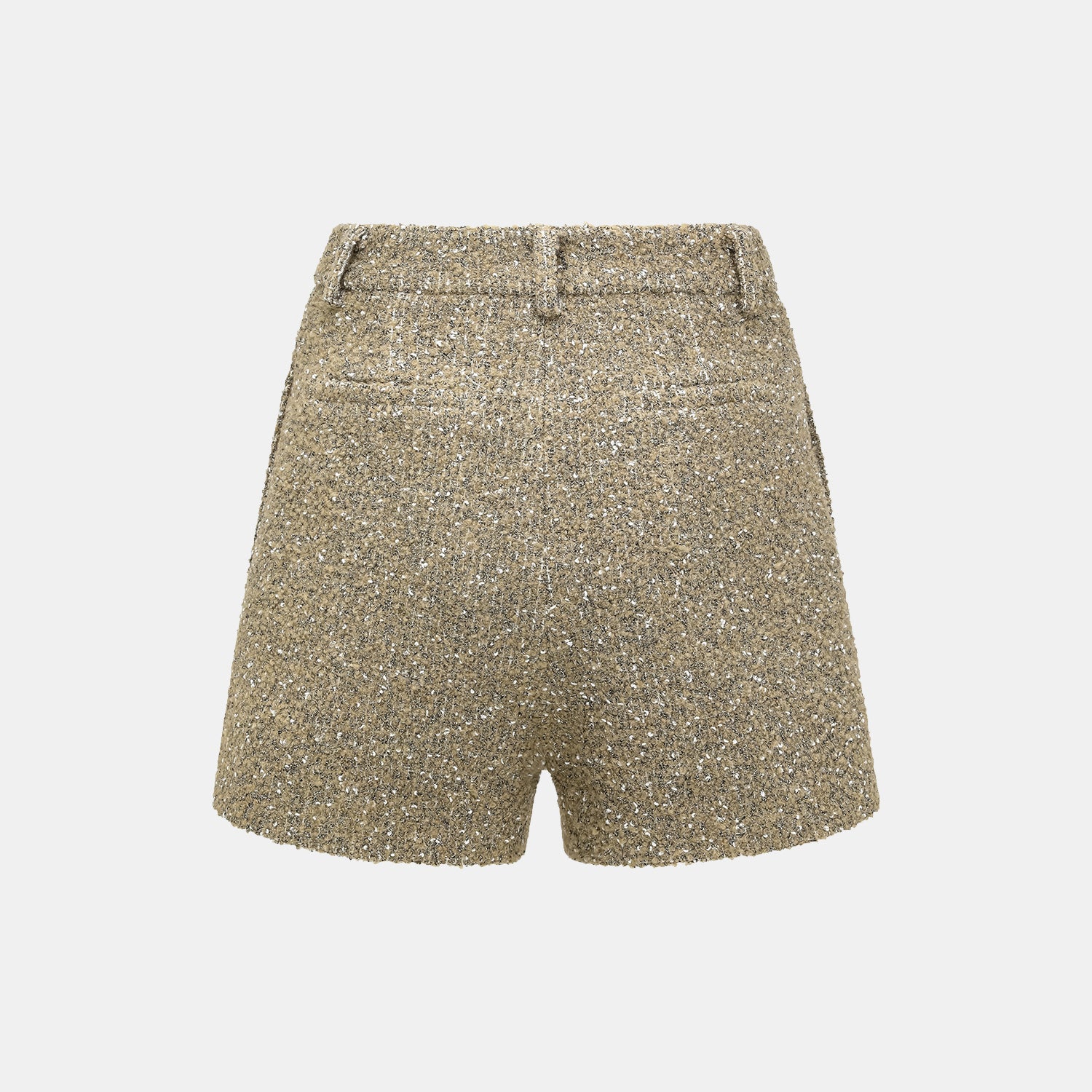 "Chelsea Citywalk." 義大利肌理工藝花呢短褲—Amber Moss