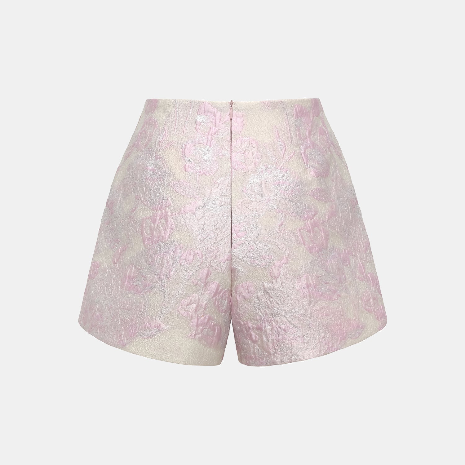 “春意” 提花短褲—浮光露櫻