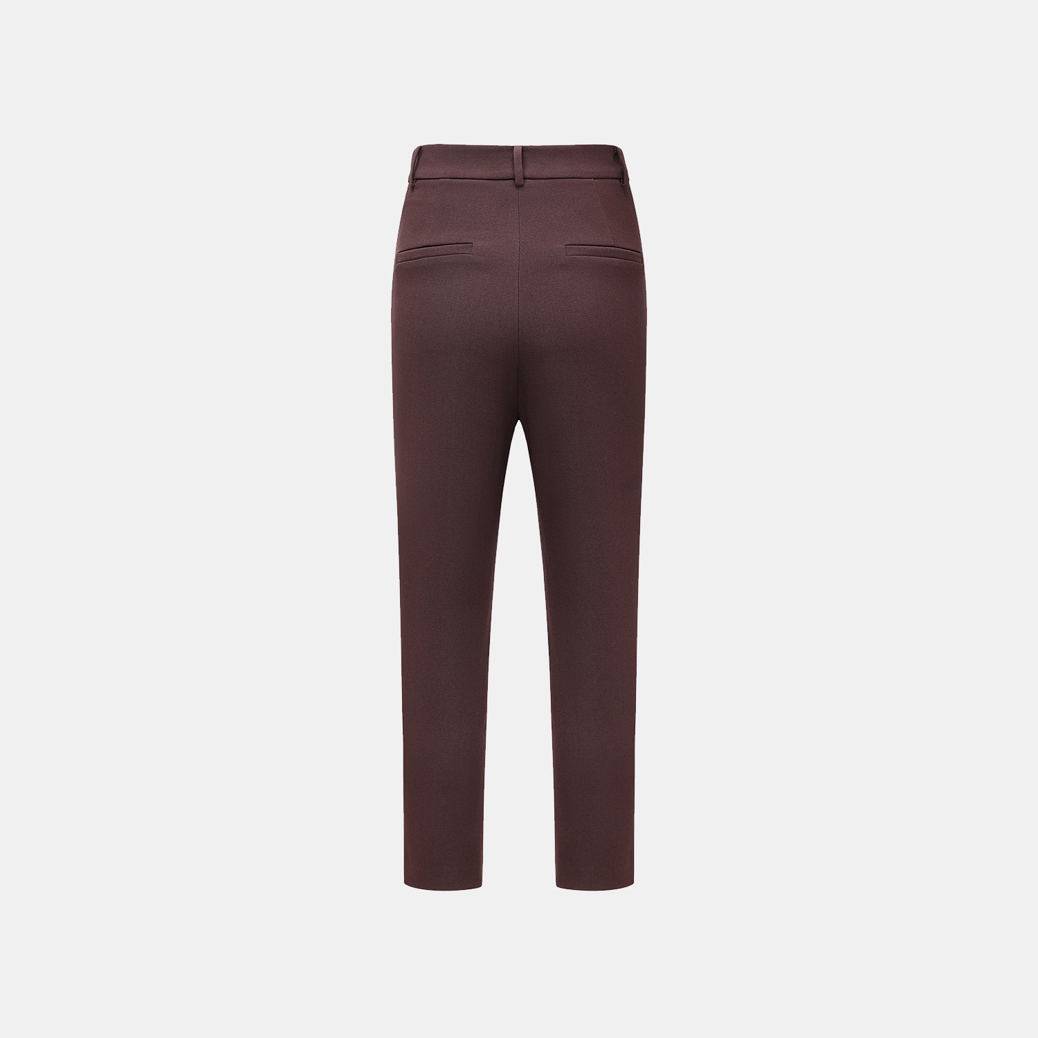 "Westminster Weekdays" Luxe Hemp Acetate Cropped Pants - Margaux 