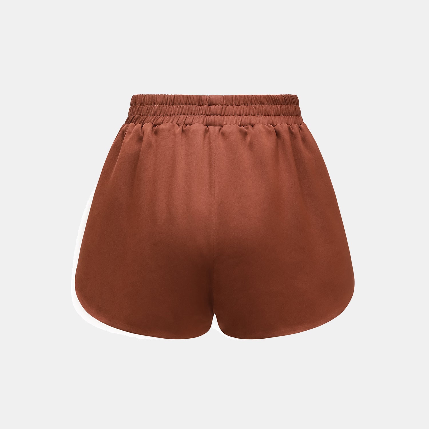 “Easy-go Chic” 重磅醋酸休閒短褲—蜜糖棕