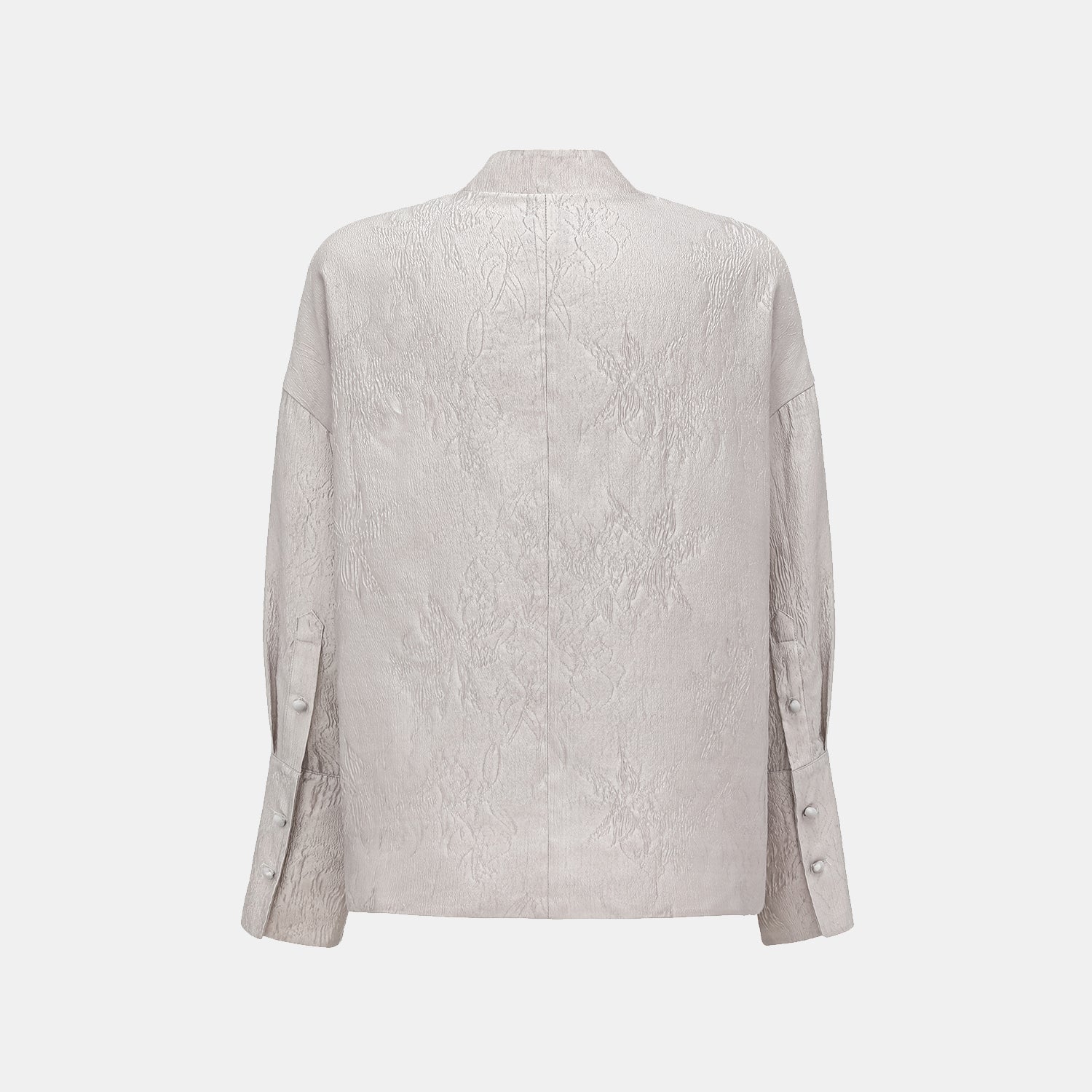 “春意” 立體提花輕國風Oversized罩衫—煙霞醉步