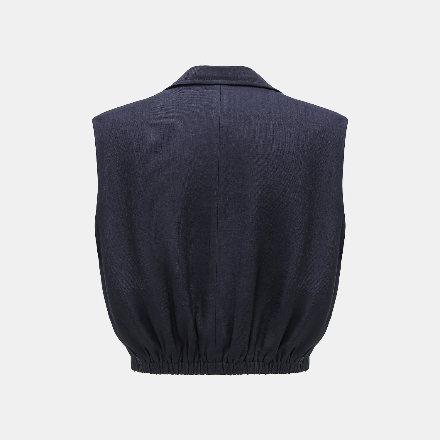 "Weekend at Monaco." 特殊絲竹肌理工藝醋酸背心—Ink