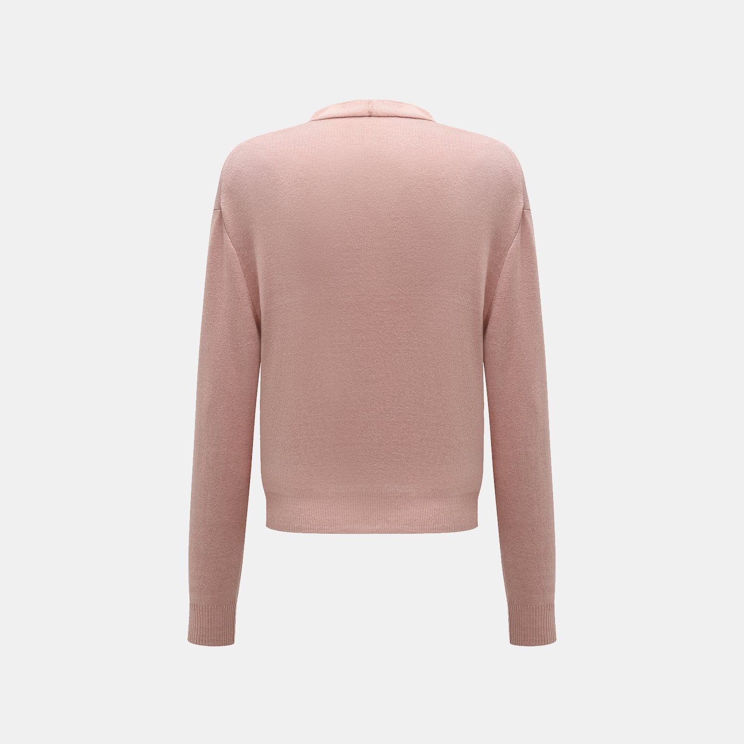 “Spring diary.” Silk Cashmere真絲喀什米爾V領上衣—Dusk