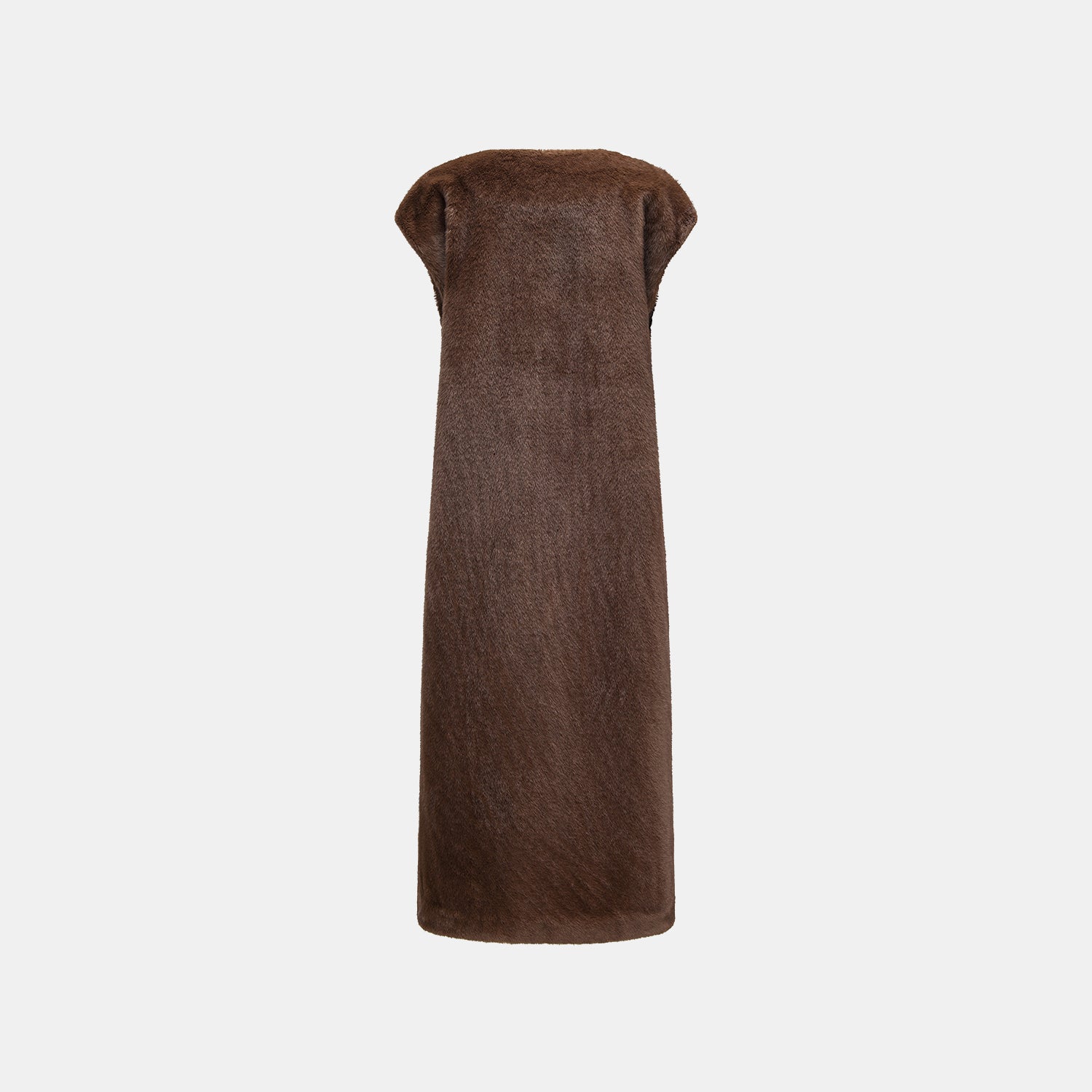 “Imperial Gala” 柔奢霧絨環保皮草長版馬甲背心—Velvet Mink錦貂流華