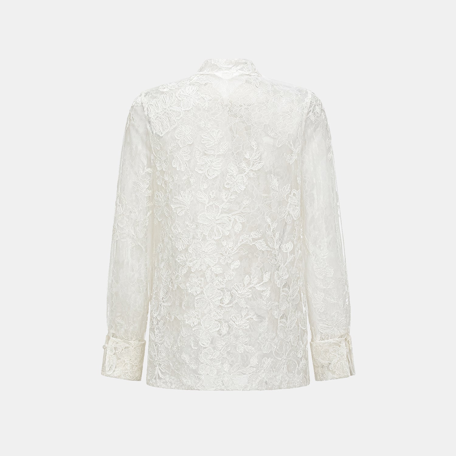 “春裳雅集” 立體刺繡工藝蕾絲國風長袖上衣