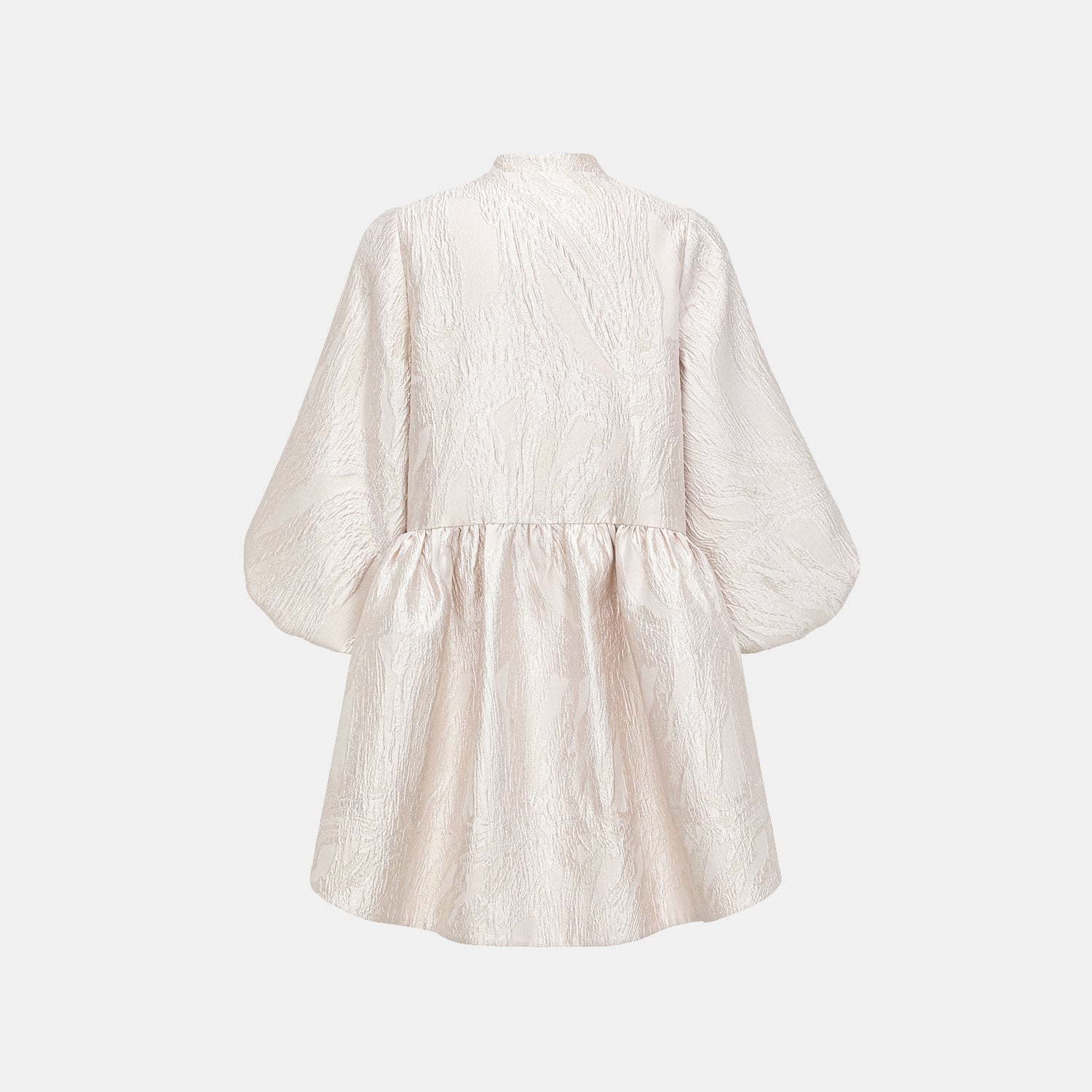 "Imperial Garden Teatime" 織金工藝立體提花國風外套—清荷映月