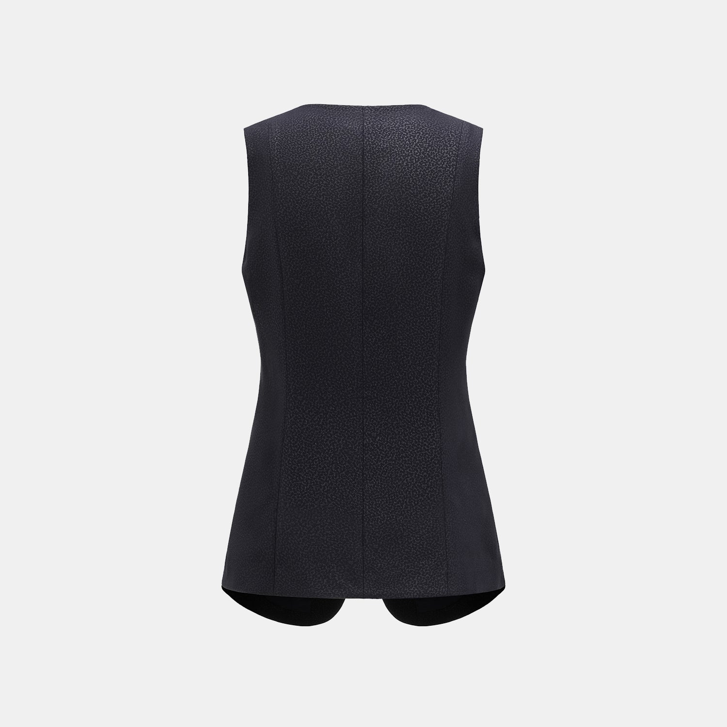 "Speak Sleek" 奢華特殊岩紋肌理西裝馬甲背心—Dark Mirage隱曜