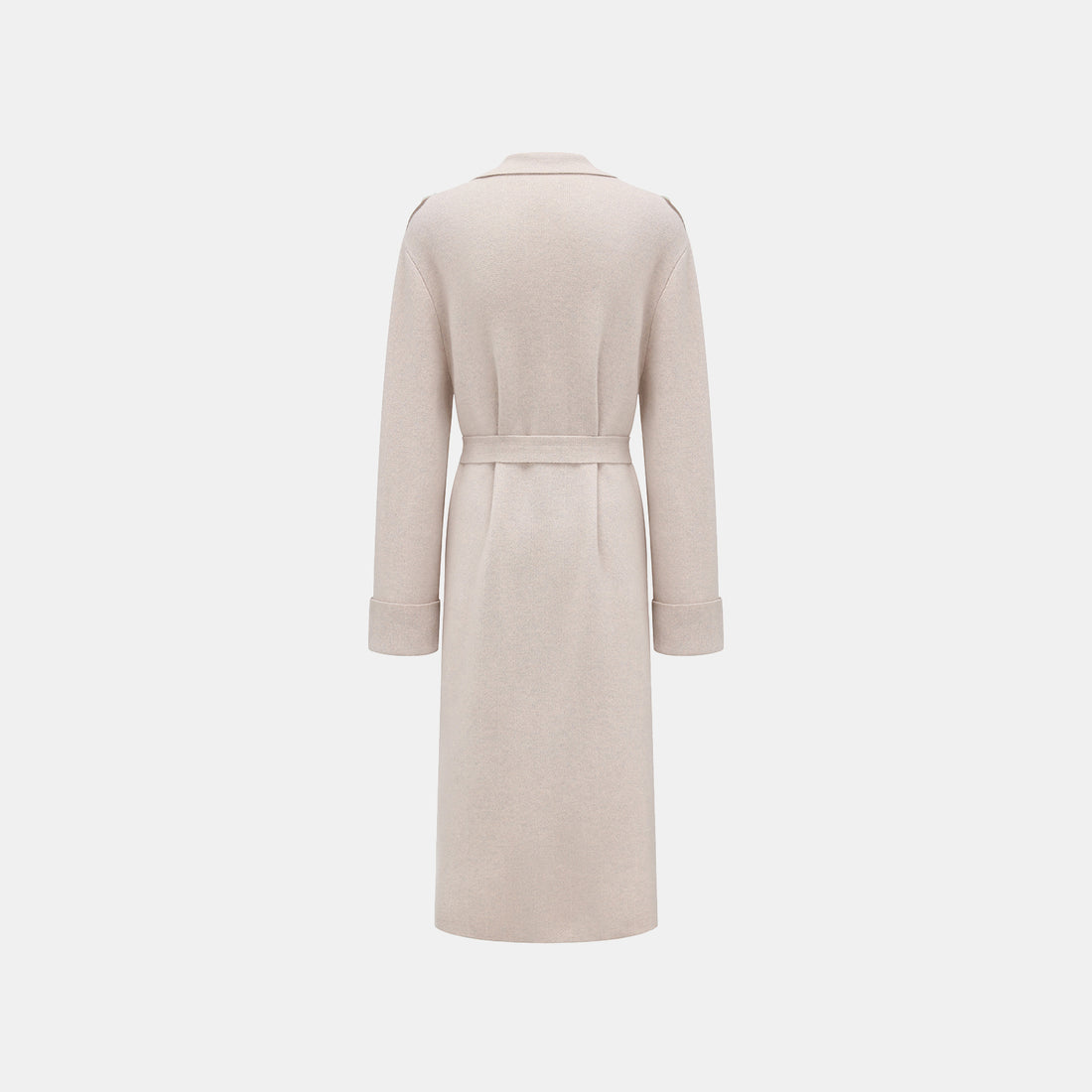 “Autumn Diary”100%Cashmere細絨工藝針織長外套—Soft Sketch柔光漫筆