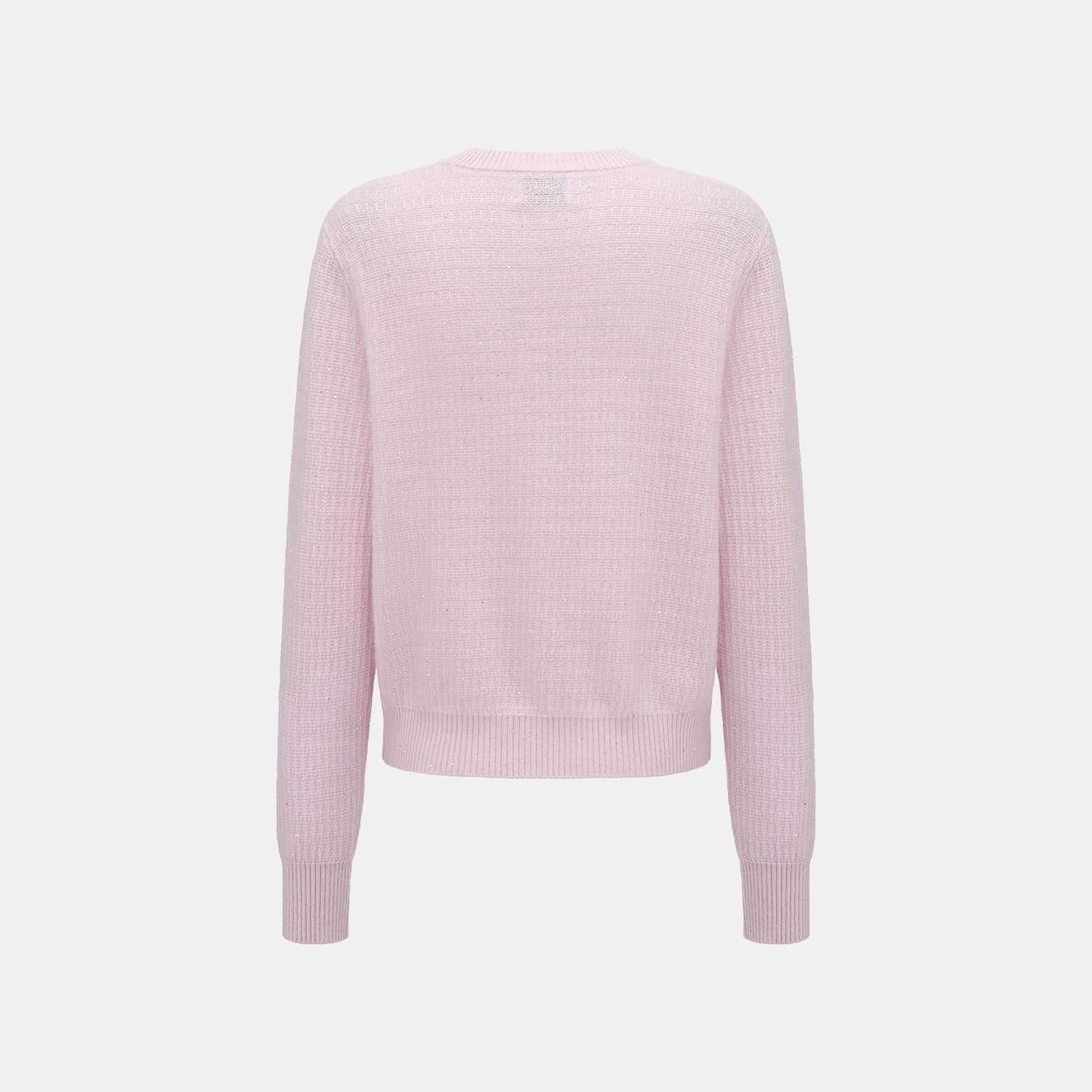 “Autumn Diary” 100% Cashmere極細絨柔星點針織上衣—Lilac Dawn紫丁曙夢