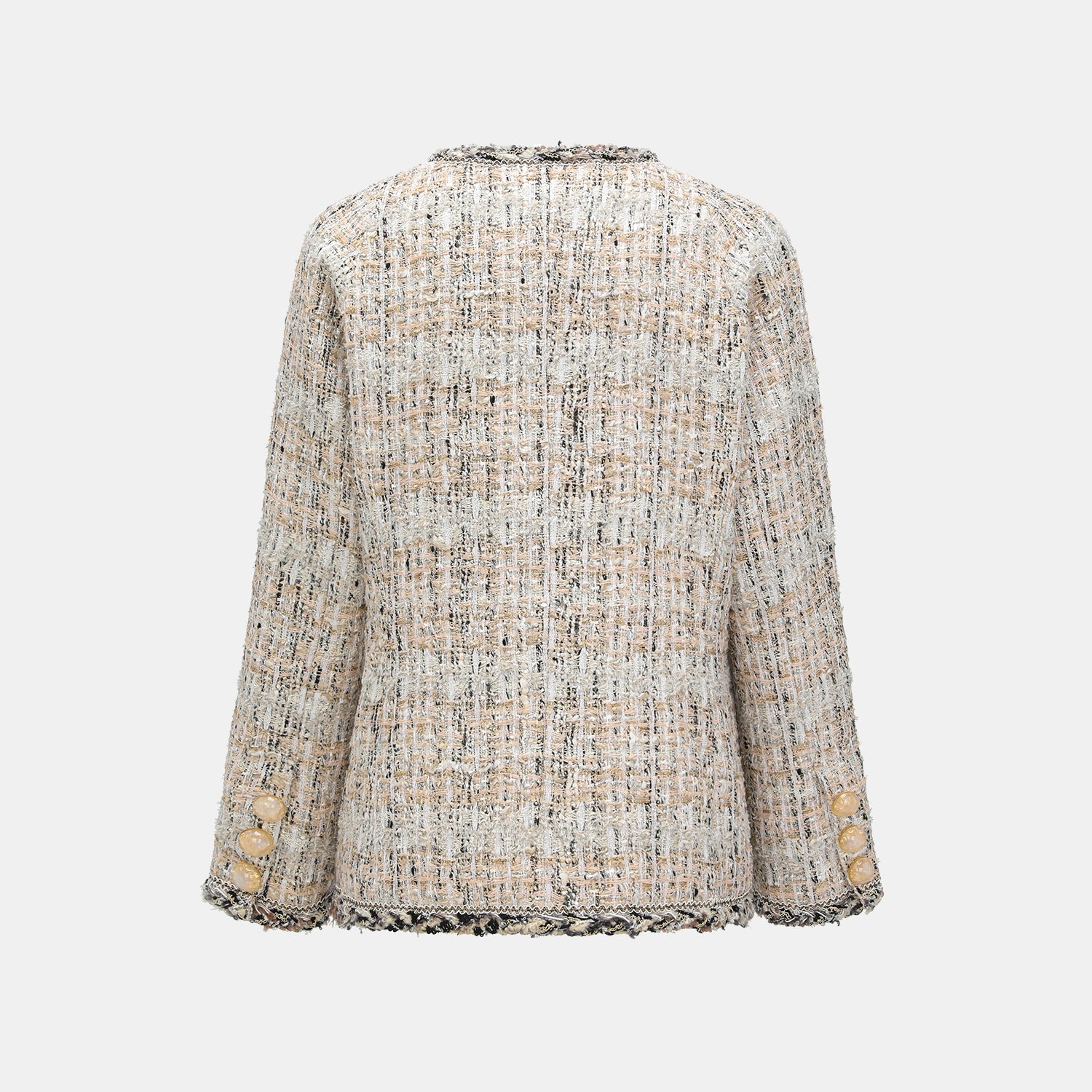 "Chelsea Citywalk." 法國棉紡節紗肌理花呢經典No.4外套—Uptown Gala上城晚宴