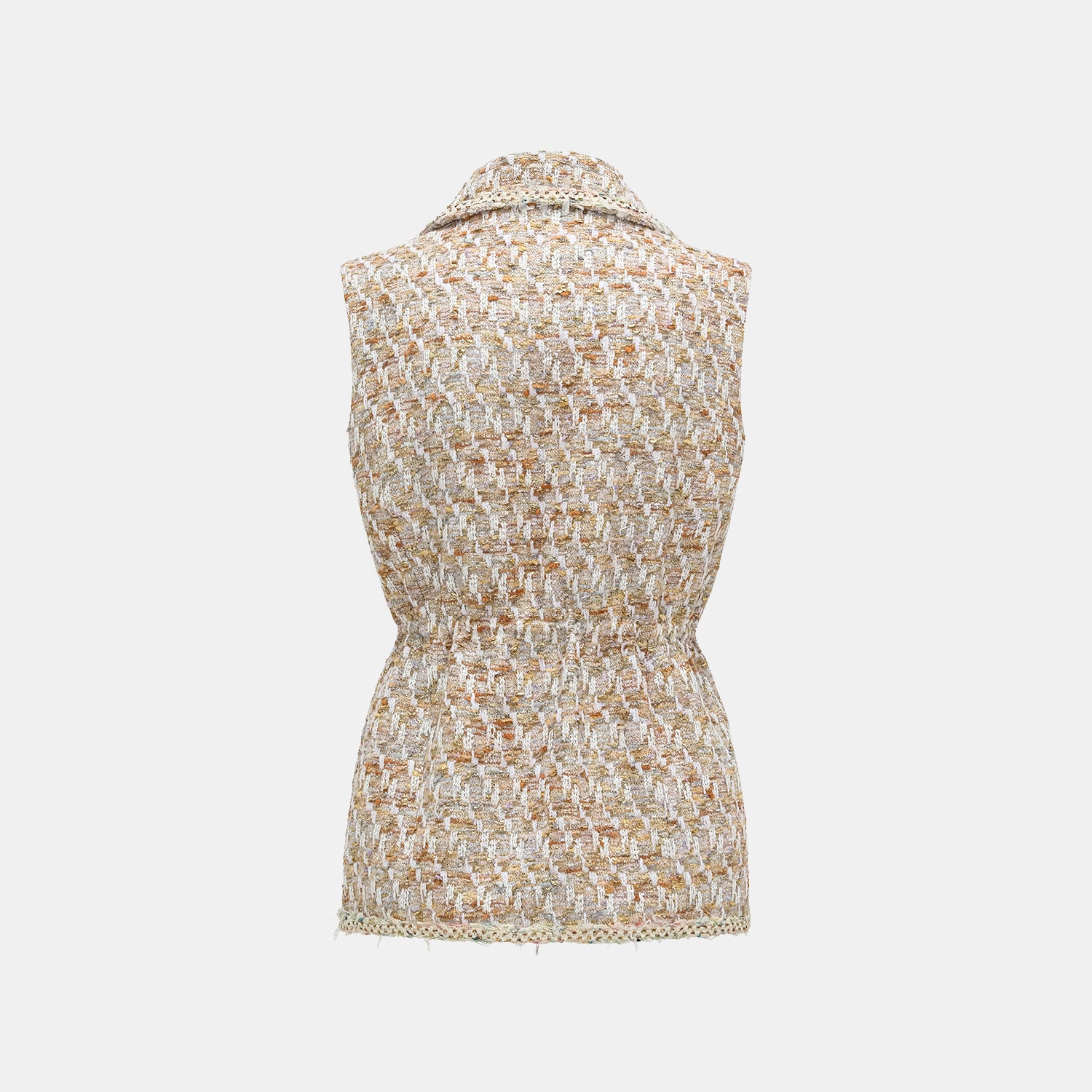 “Weekend at Monaco” 西班牙縷金工藝輕薄花呢收腰狩獵馬甲背心—Whimsy Grove