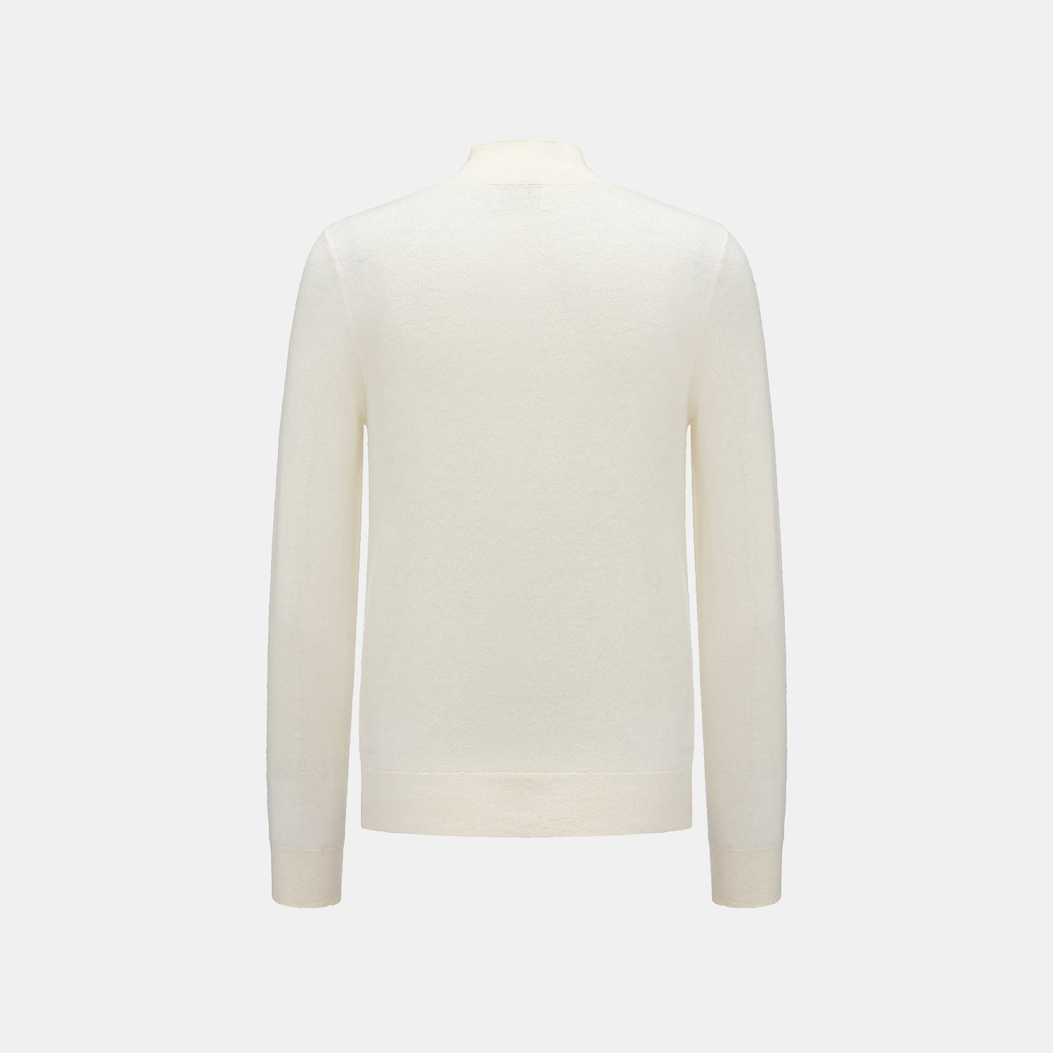 “Winter Diary”Cashmere極簡純色立領針織衫—Pure Snowdream雪色之夢