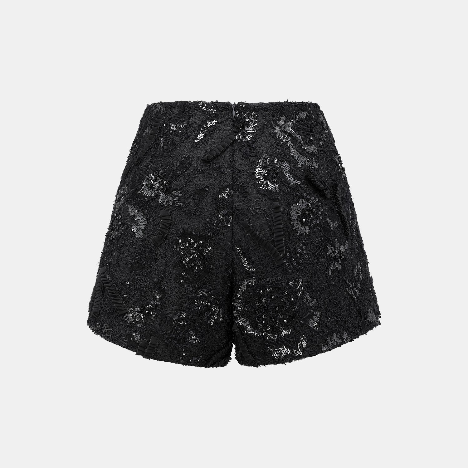 "Weekend at Monaco." 奢華畫藝珠繡蕾絲短褲—Nuit Parfumée 暗香