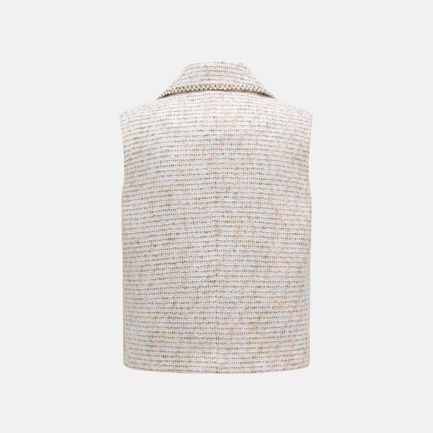 "Chelsea Citywalk." 西班牙縷金工藝輕薄花呢馬甲背心