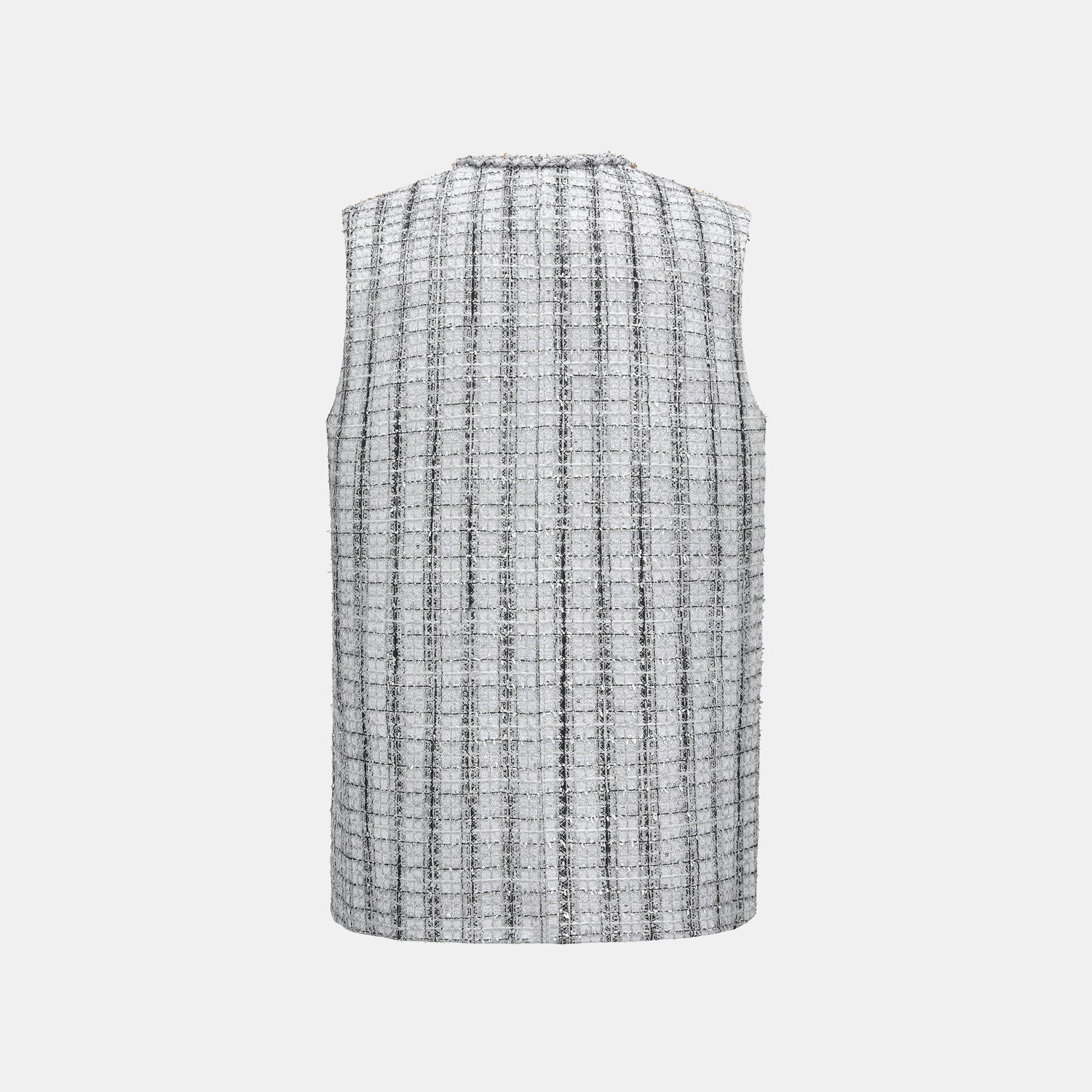 "Sloane Ave." 法國頂級銀燦工藝蕾絲花呢馬甲背心—Reflet Parisien巴黎倒影