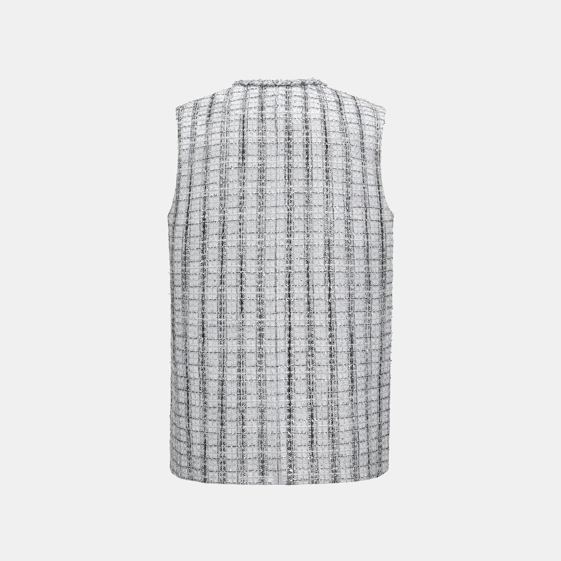 "Sloane Ave." 法國頂級銀燦工藝蕾絲花呢馬甲背心—Reflet Parisien巴黎倒影