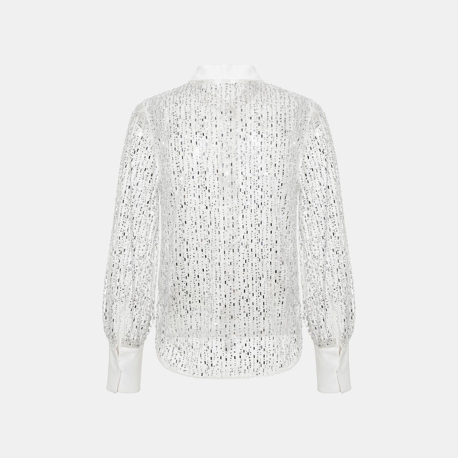 “Welcome to my party.”  奢華鑽鑲蕾絲中式襯衫—Radiant Cut.