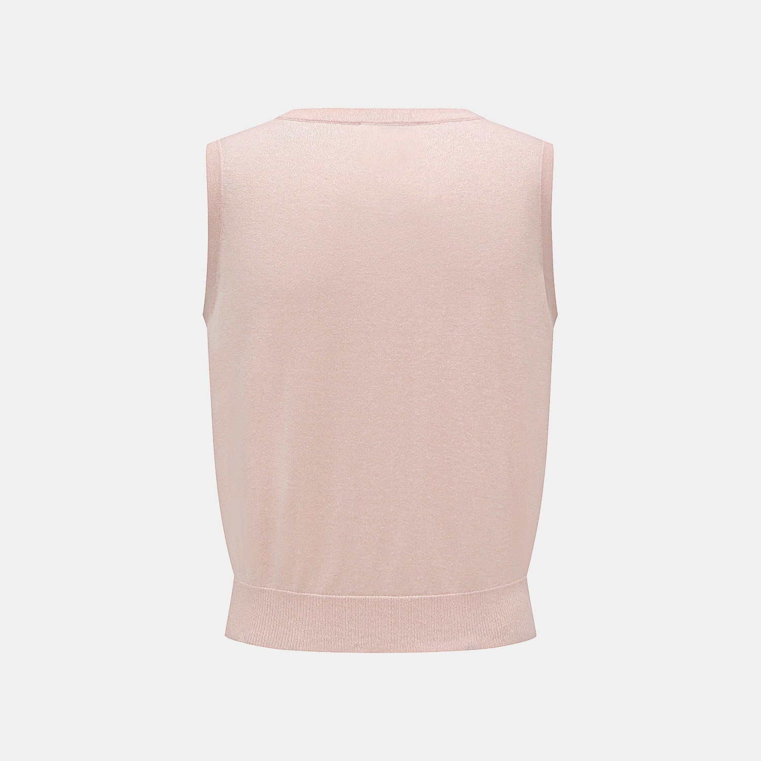 "Summer Diary" 涼感三醋酸喀什米爾針織背心—LOVE