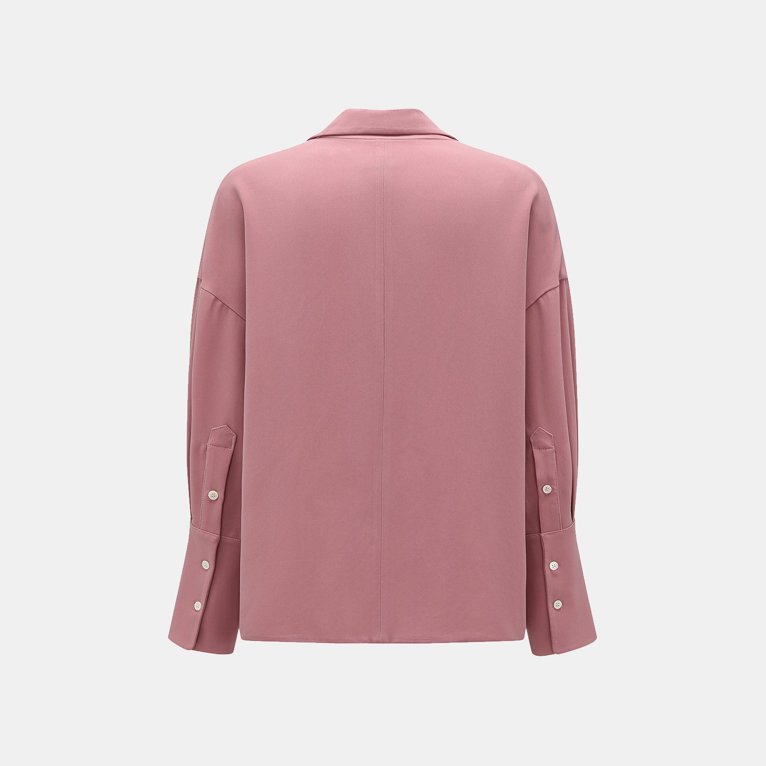 “Easy-go Chic” 肌理醋酸西裝罩衫/短褲套裝—Dusk