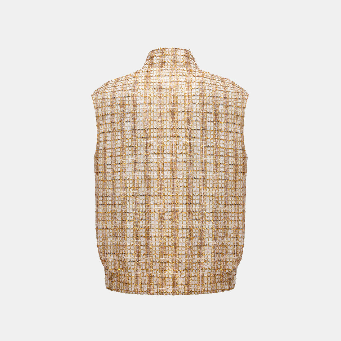 "Sloane Ave." 法國頂級縷金工藝蕾絲花呢Oversized背心—Versailles Chanson凡爾賽香頌