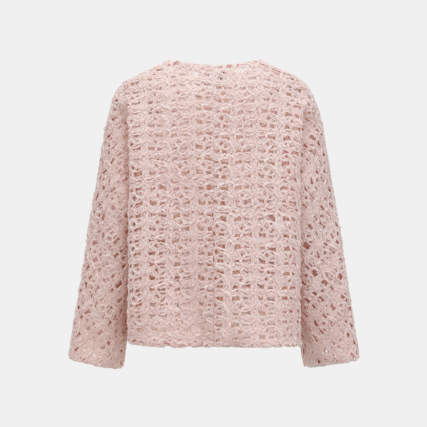 “Sloane Ave."繞畫織藝鏤花蕾絲外套—Rose Reverie織夢玫瑰