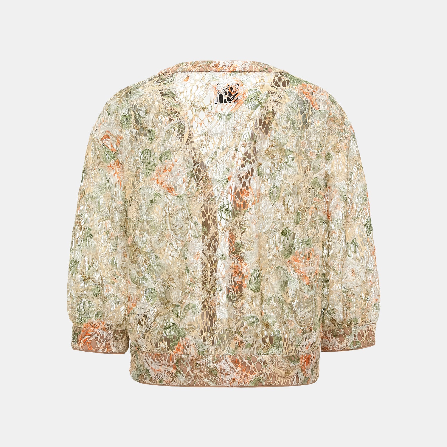 "Imperial Garden Teatime" 義大利奢華畫繡蕾絲開衫—茶野絮語