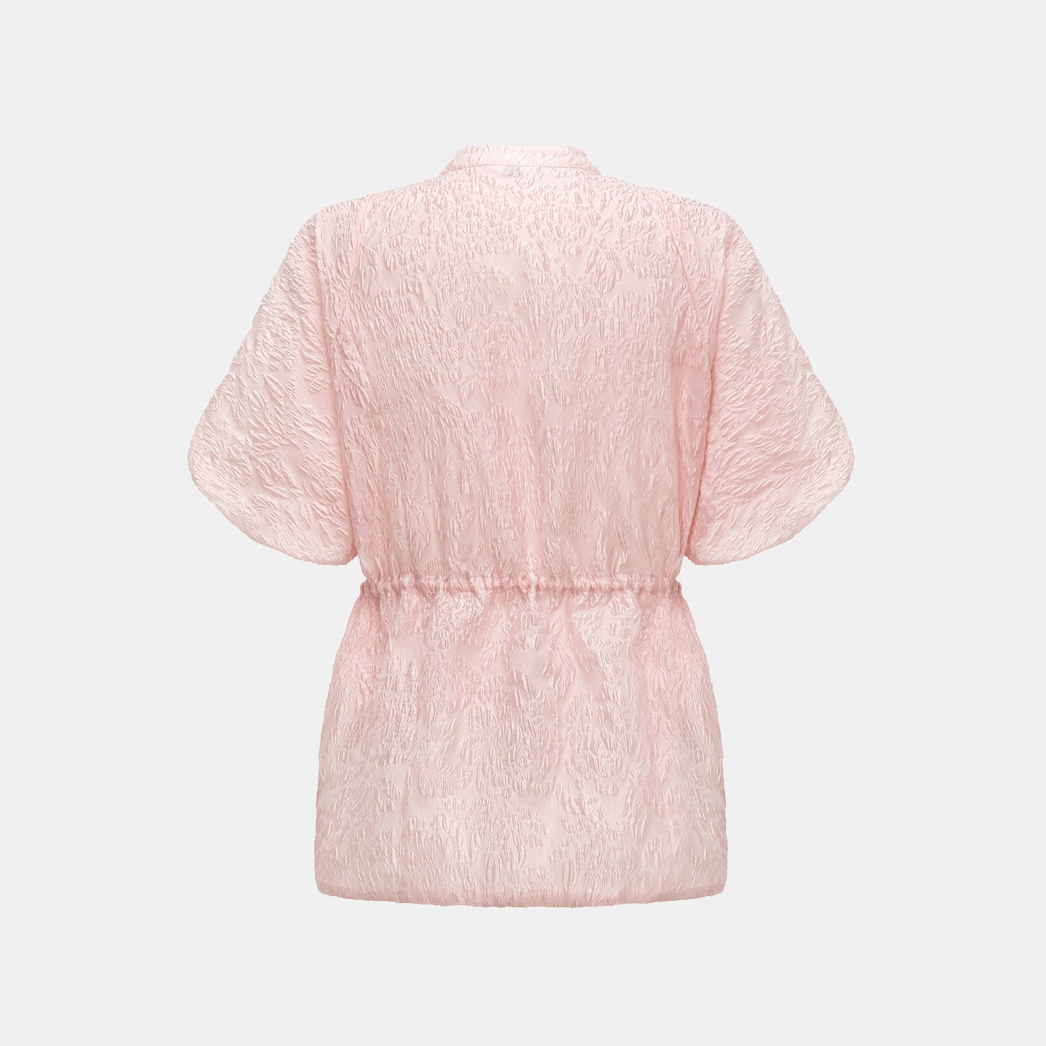 "Weekend at Monaco." 立體提花狩獵外套—Bubble Gum