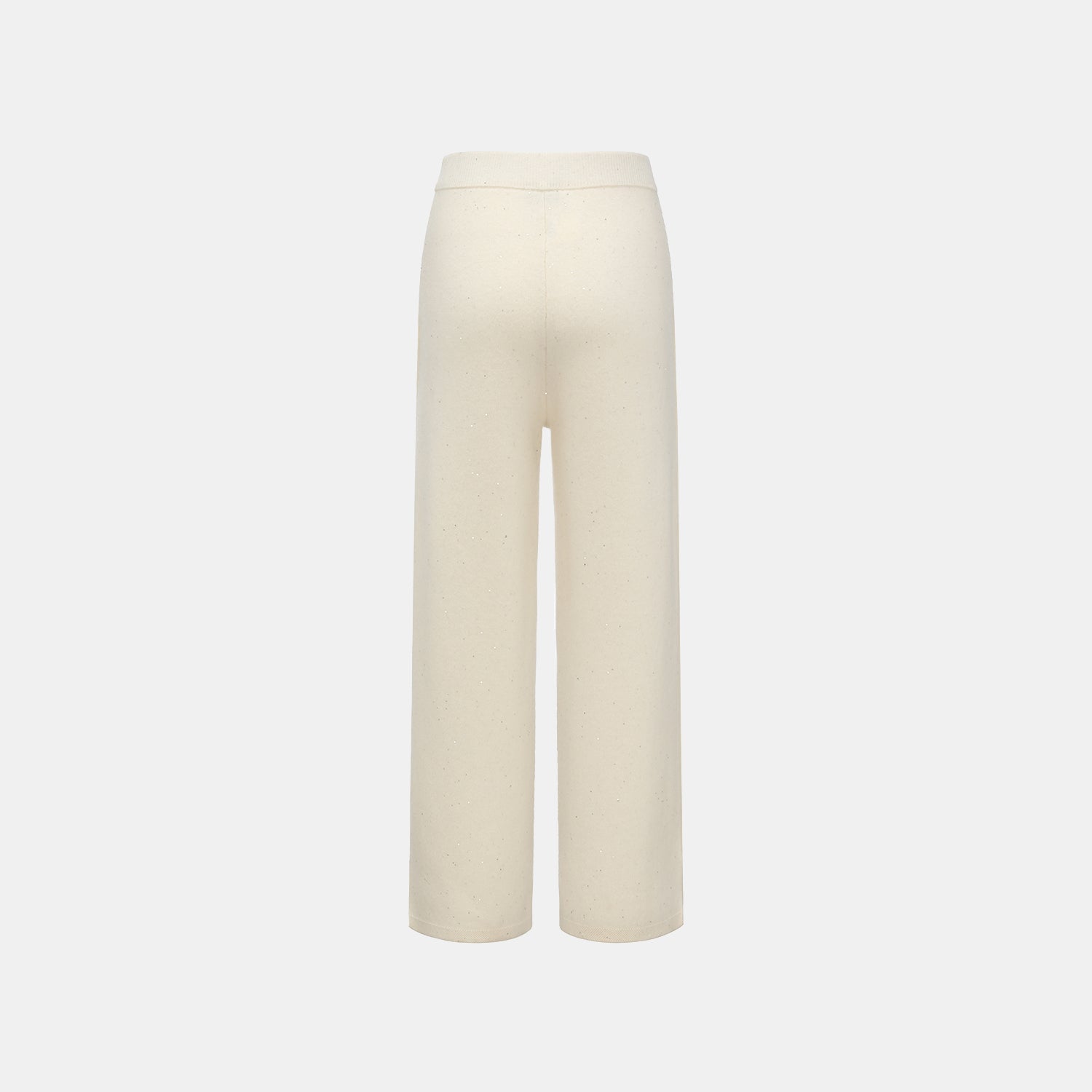 “Autumn Diary” 100% Cashmere極細絨柔星點針織長褲—Velour Moonlight絲絨月光