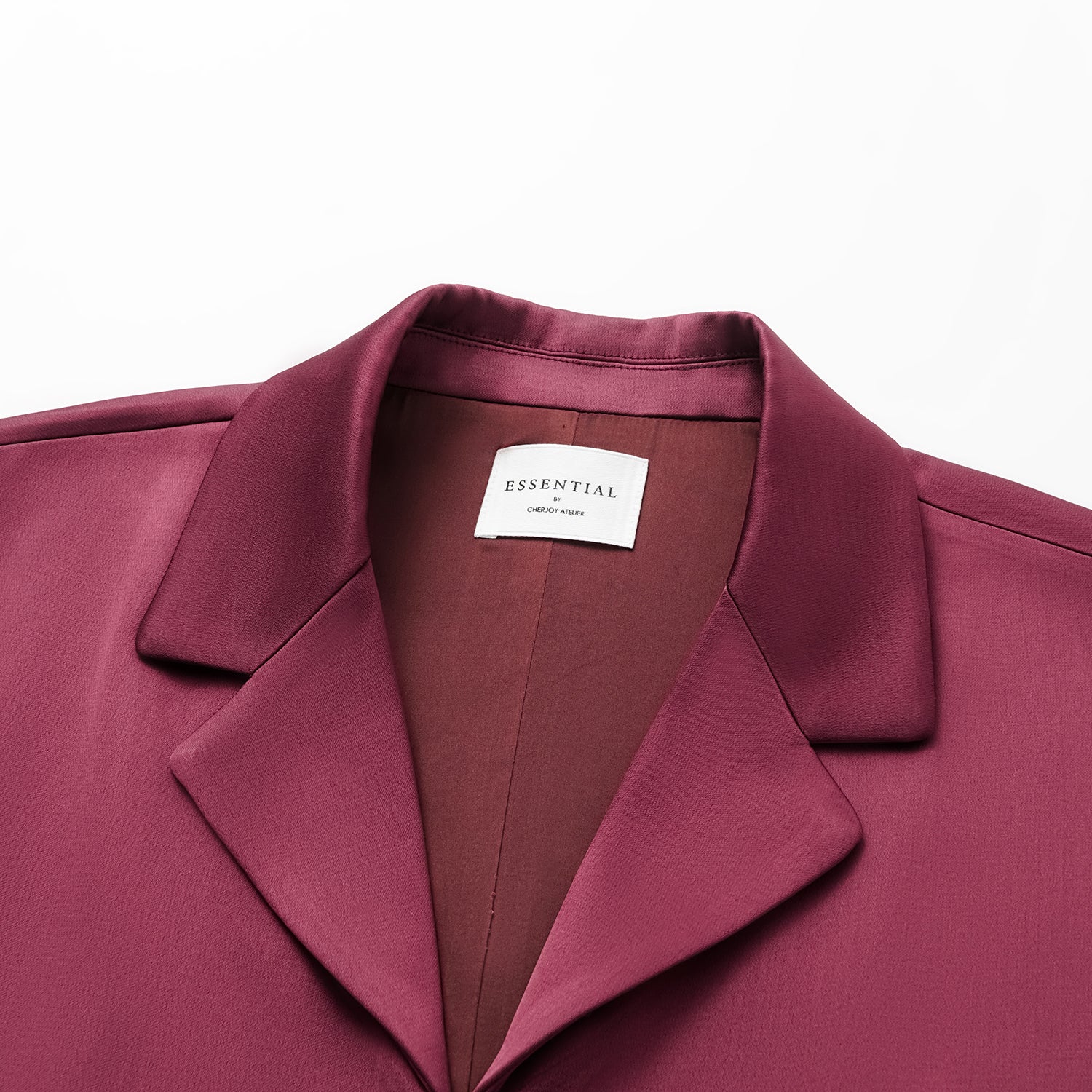 "Easy-go Chic" Heavy Acetate Smock - Velvet Purple 