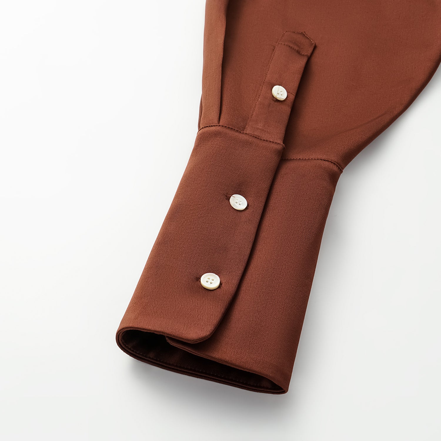 "Easy-go Chic" Heavy Acetate Smock—Honey Brown 