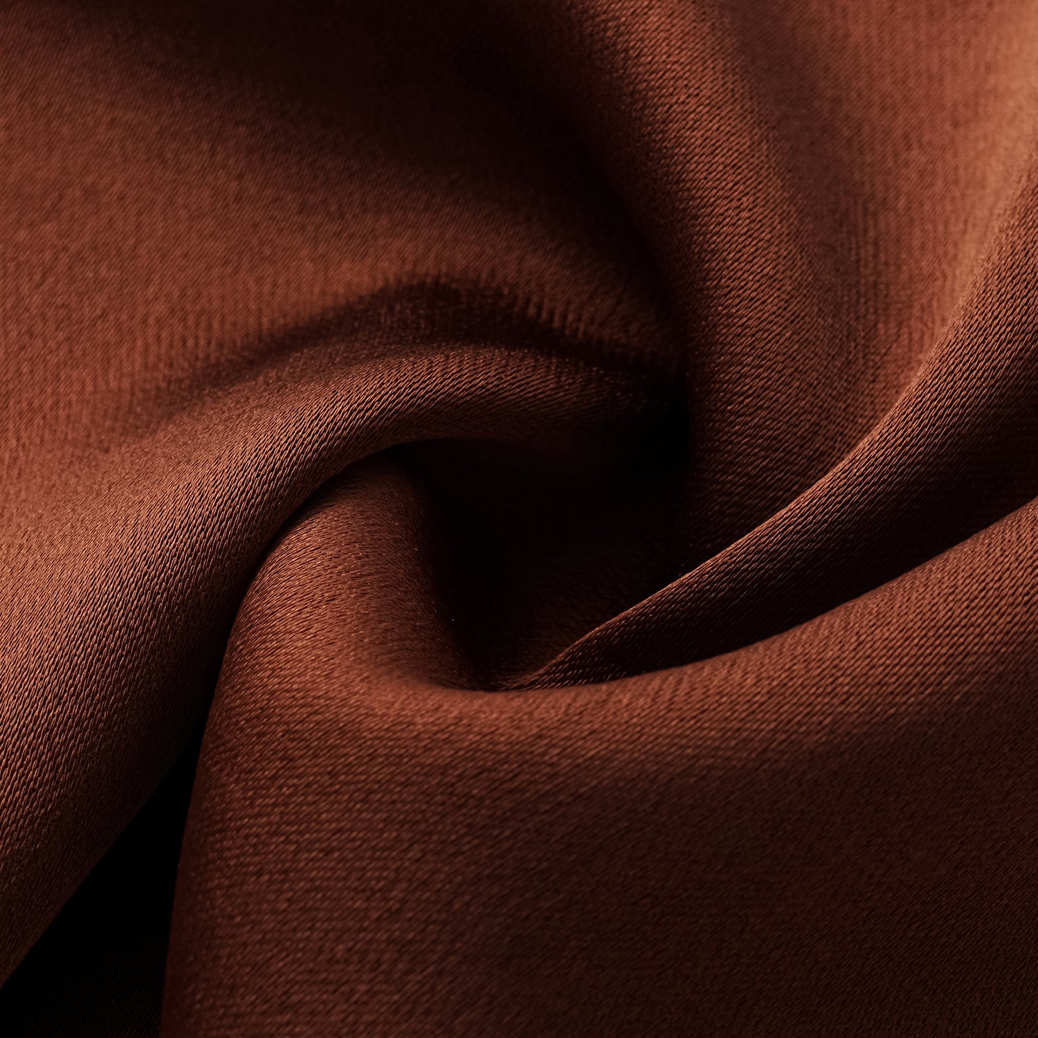 "Easy-go Chic" Heavy Acetate Smock—Honey Brown 