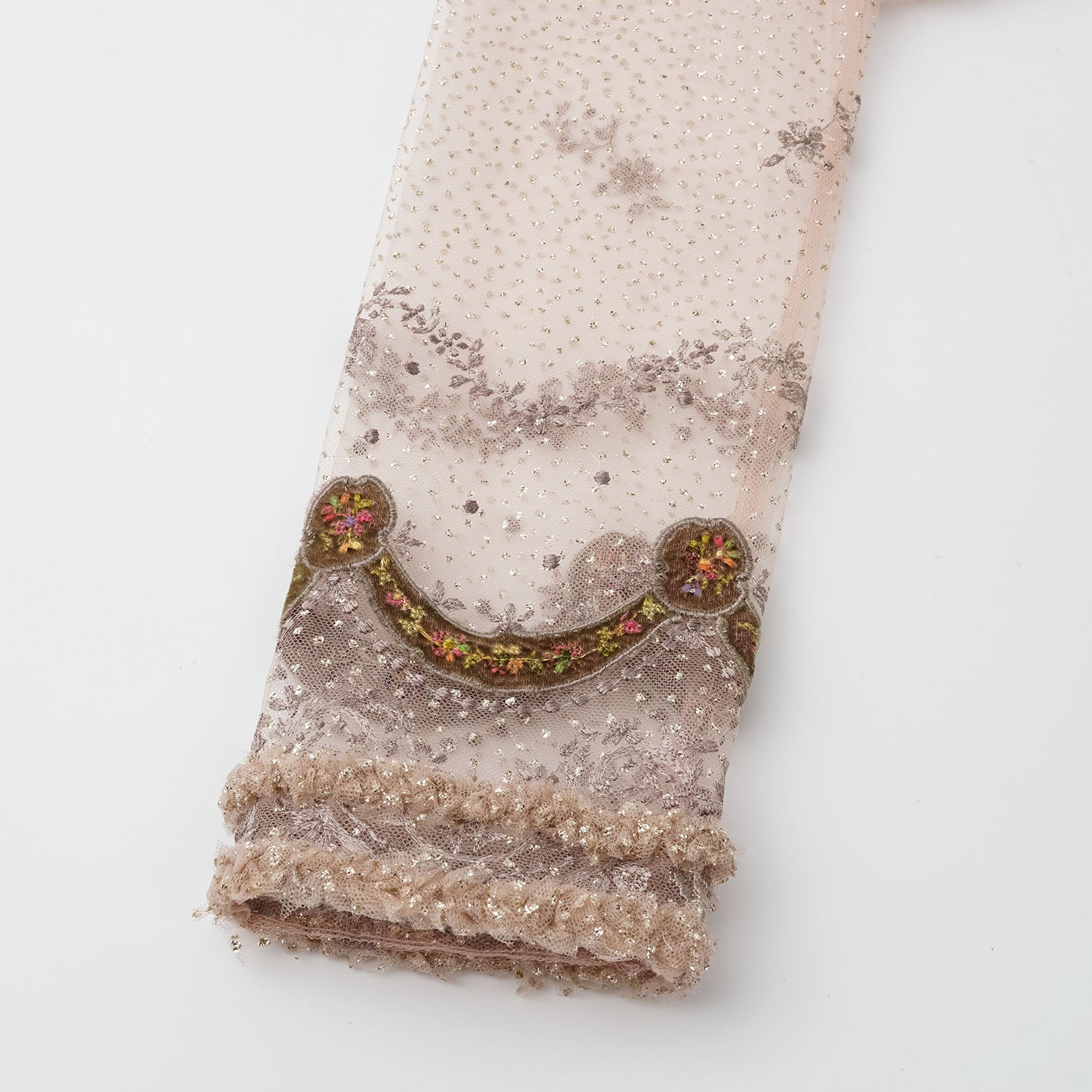 "Quiet Mastery."法國頂級絨繡工藝藏鑽織邊蕾絲開衫—Chanson Brodée香頌緹語