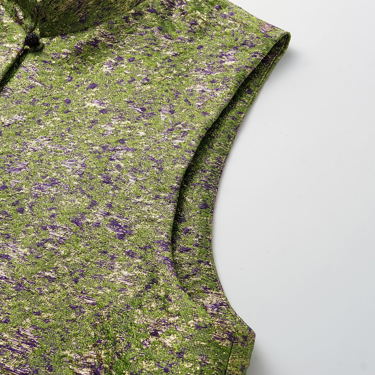 "Imperial Garden Teatime"  義大利立體提花輕國風馬甲背心—珠點翠墨