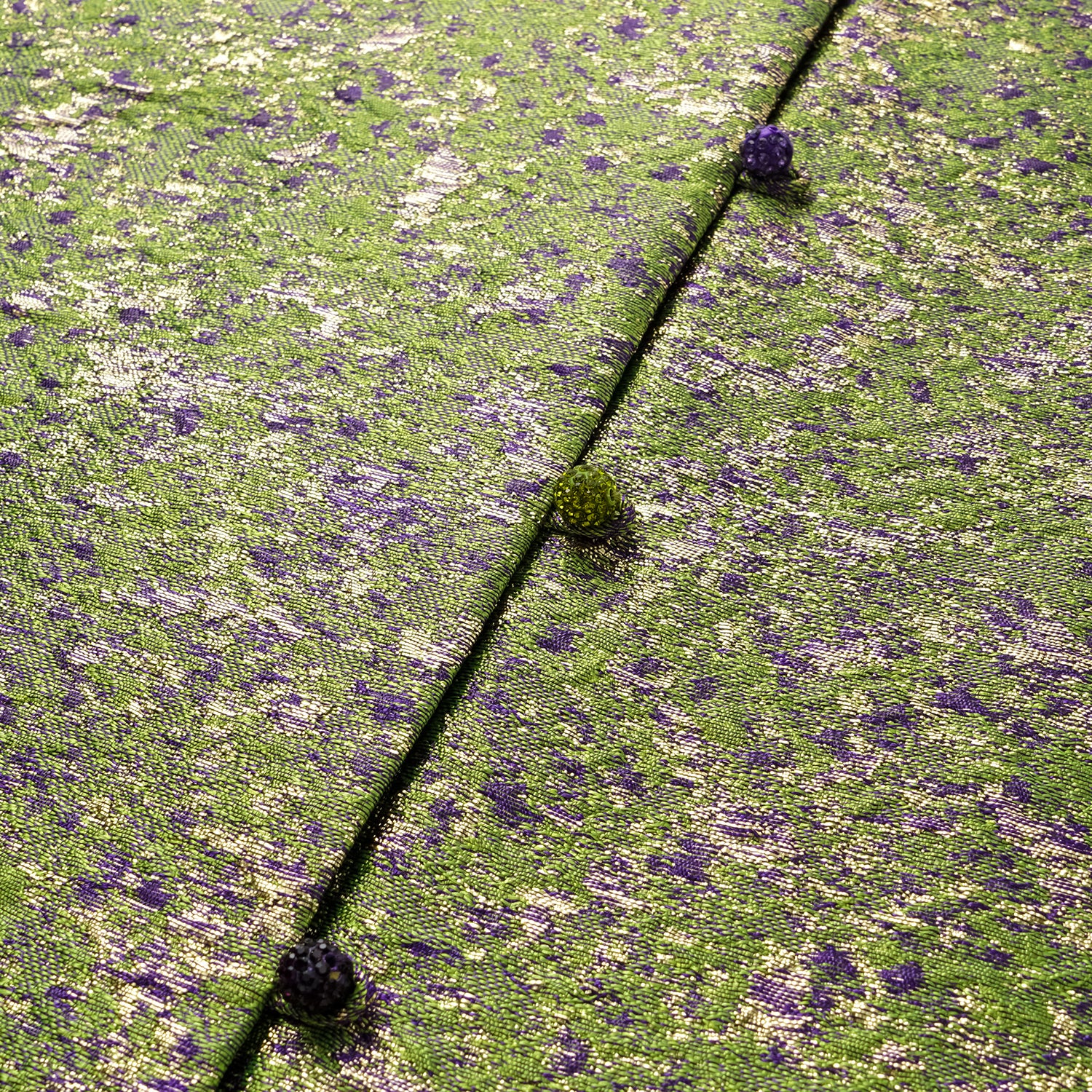 "Imperial Garden Teatime"  義大利立體提花輕國風馬甲背心—珠點翠墨
