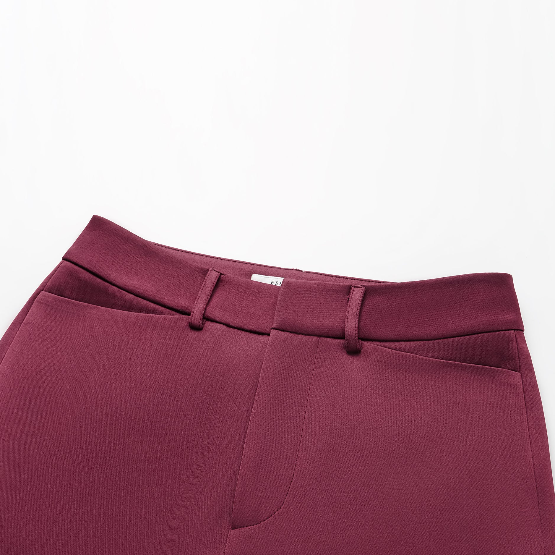 “Easy-go Chic” 重磅醋酸九分褲—絲絨紫