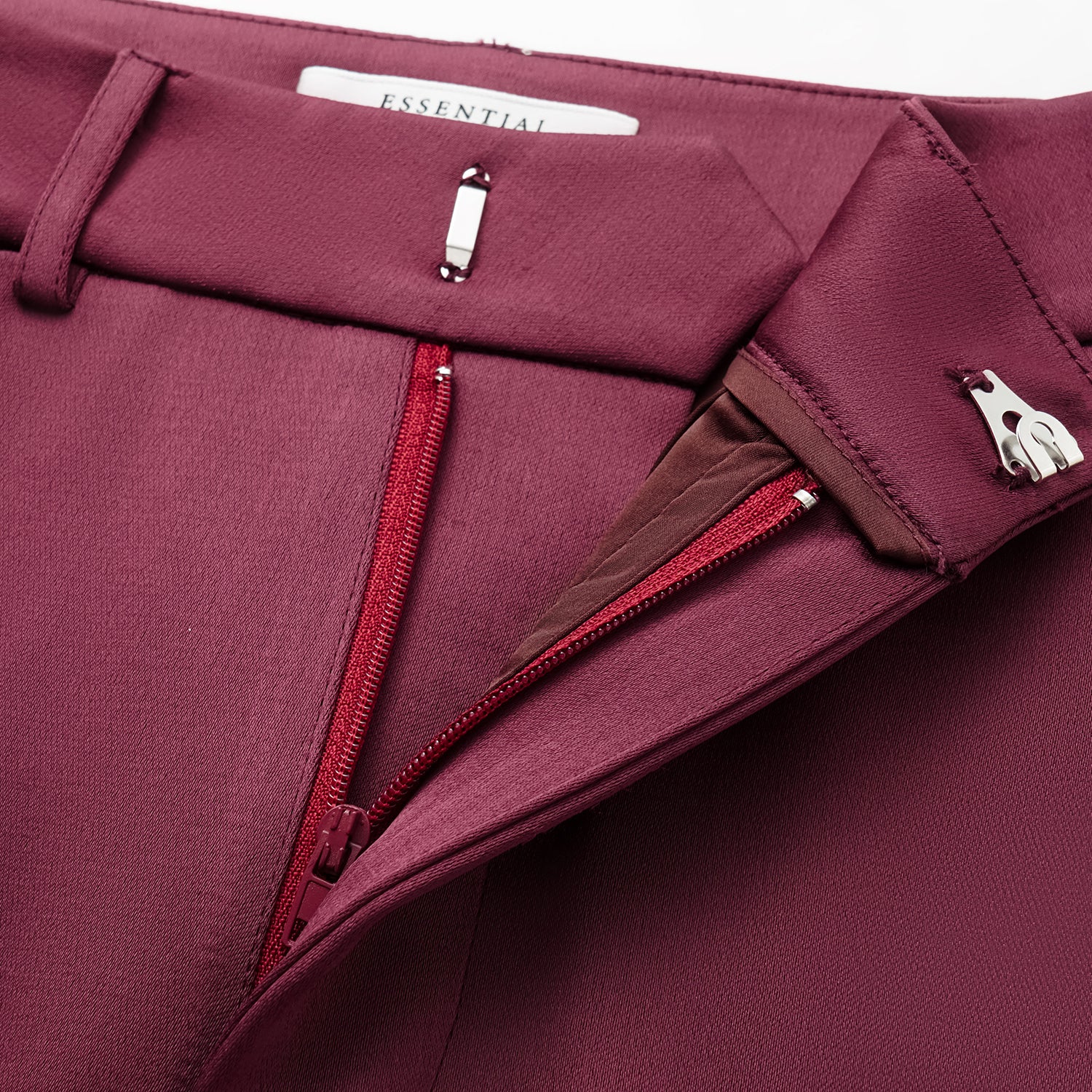 “Easy-go Chic” 重磅醋酸九分褲—絲絨紫