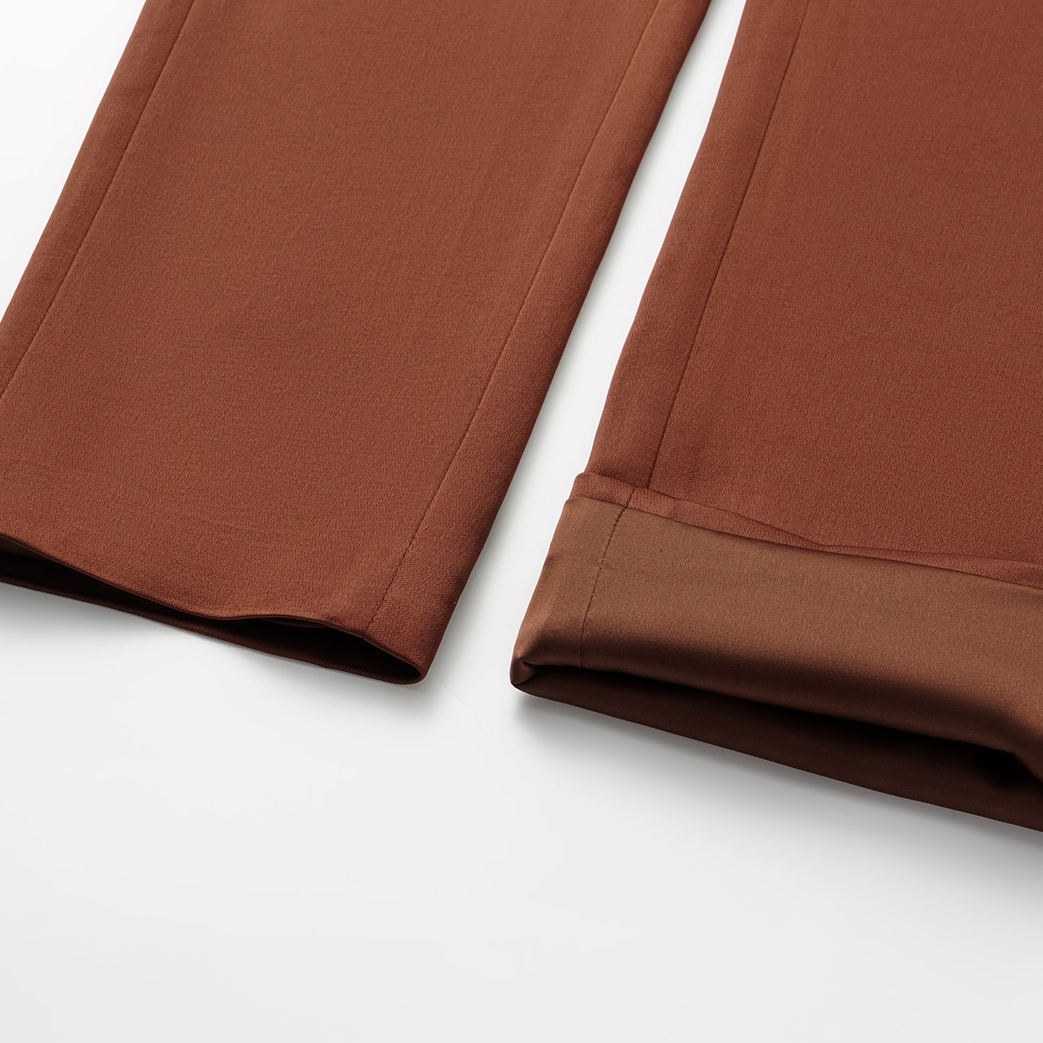 “Easy-go Chic” 重磅醋酸九分褲—蜜糖棕