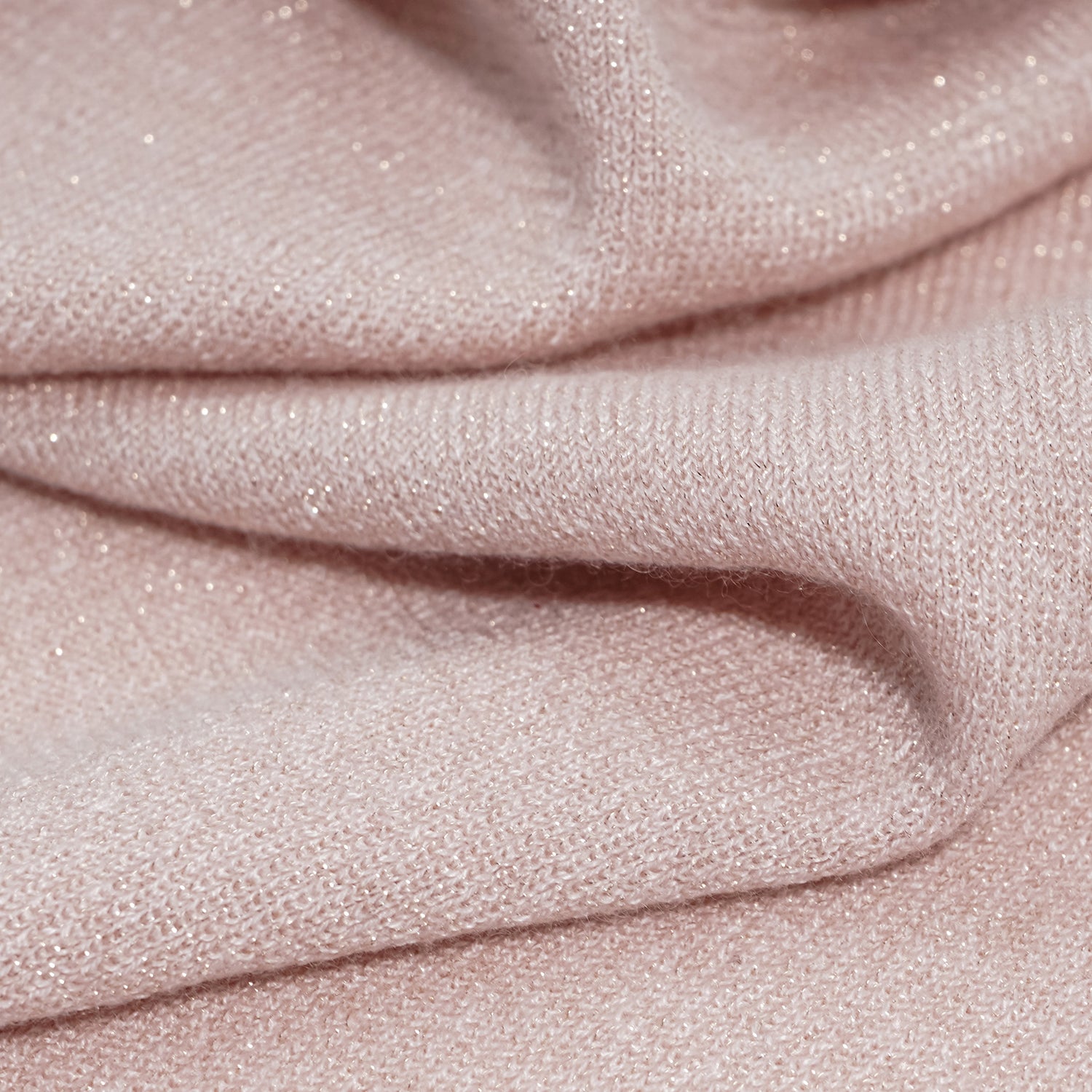 "Summer Diary" 涼感三醋酸喀什米爾針織披肩—Blush