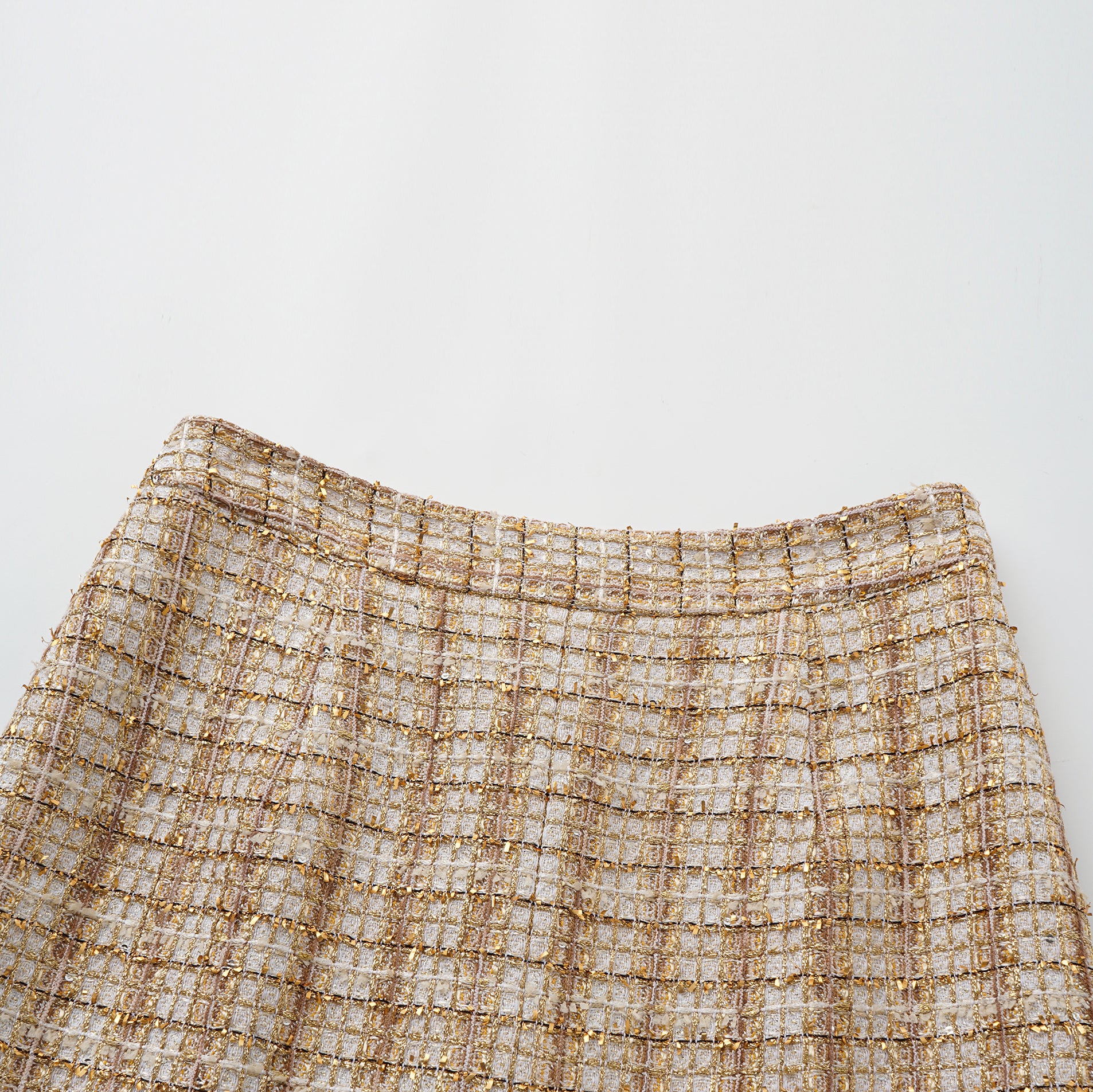 "Sloane Ave." 法國頂級縷金工藝花呢及膝褲裙—Versailles Chanson凡爾賽香頌