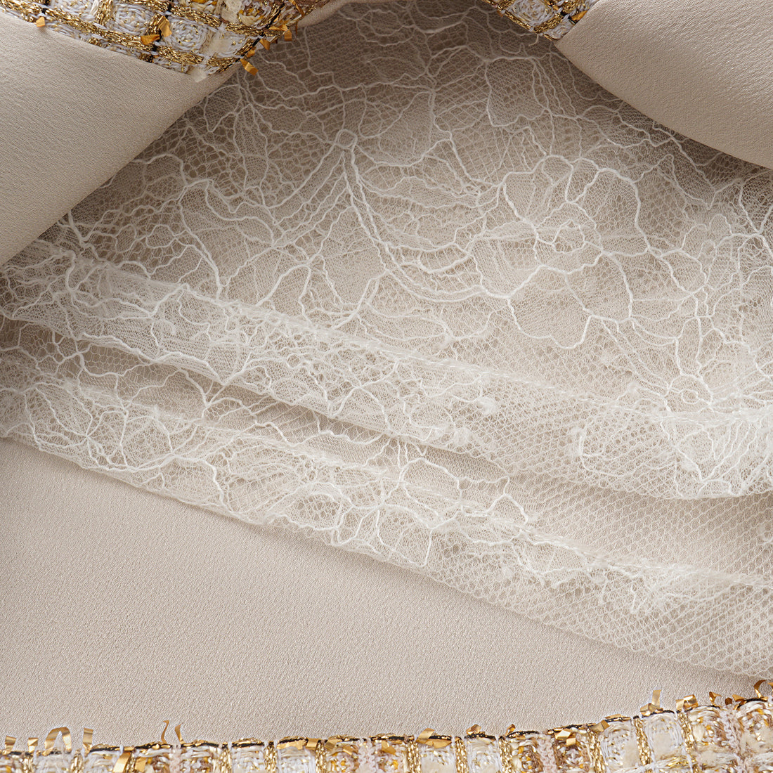 "Sloane Ave." 法國頂級縷金工藝花呢及膝褲裙—Versailles Chanson凡爾賽香頌