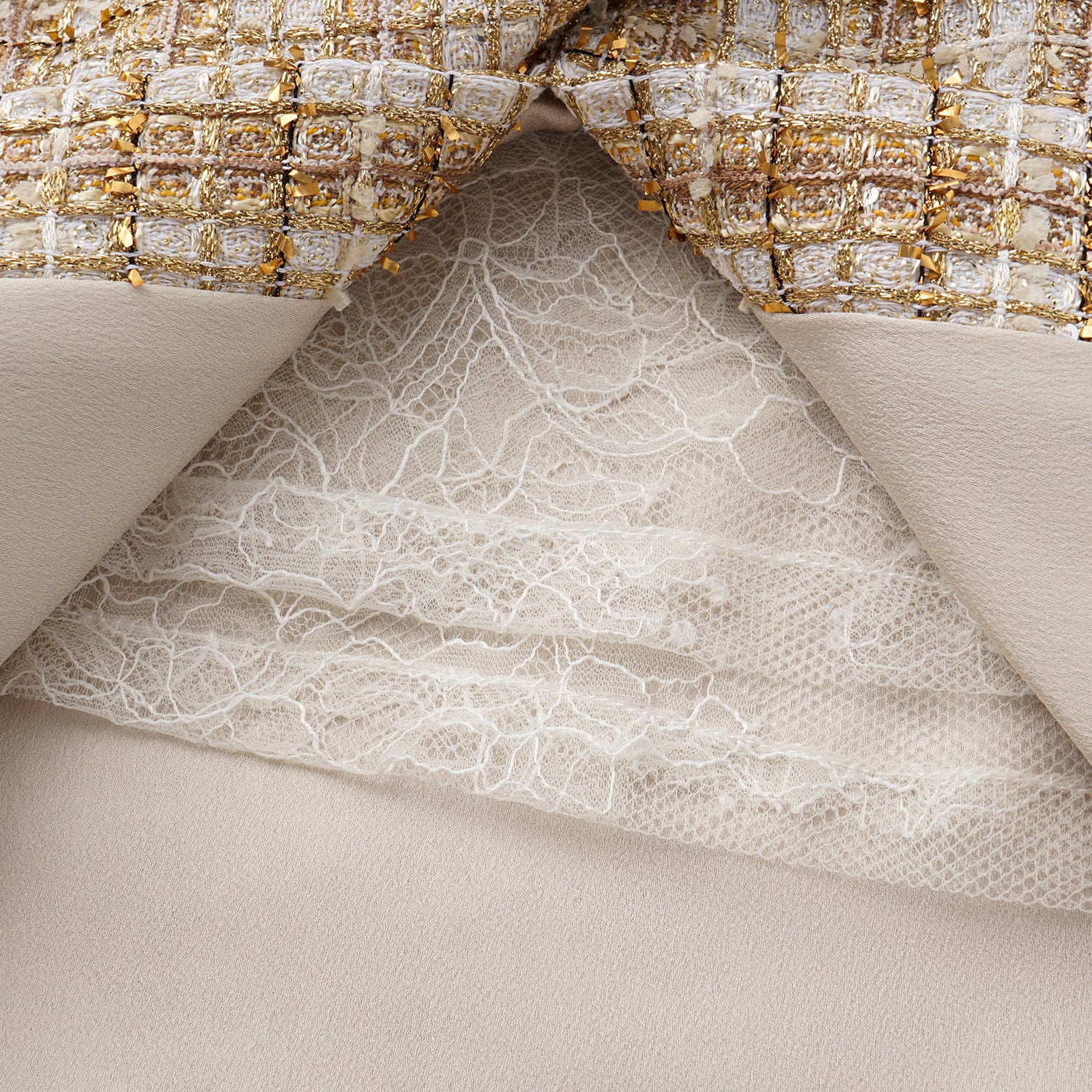 "Sloane Ave." 法國頂級縷金工藝花呢及膝褲裙—Versailles Chanson凡爾賽香頌