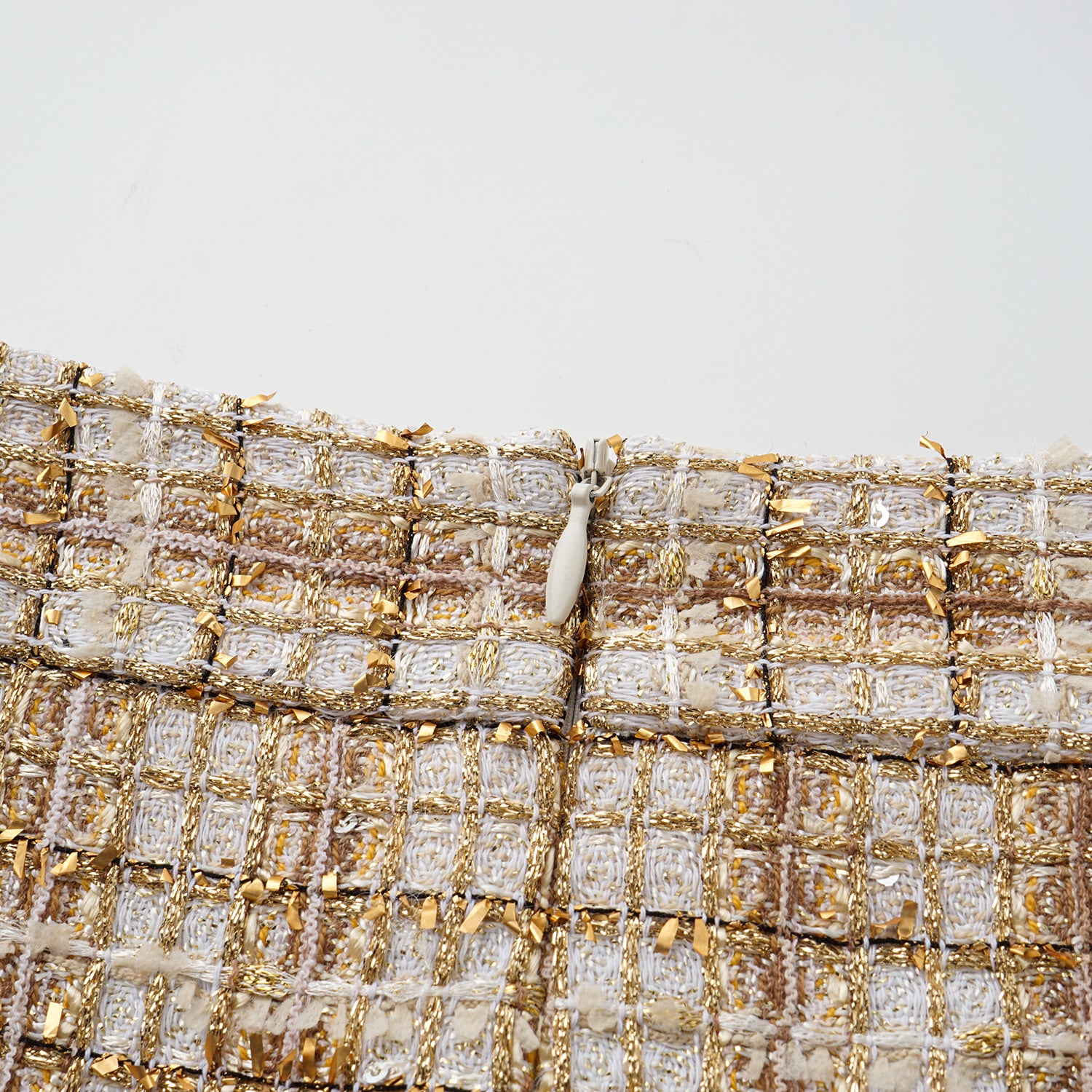 "Sloane Ave." 法國頂級縷金工藝花呢及膝褲裙—Versailles Chanson凡爾賽香頌