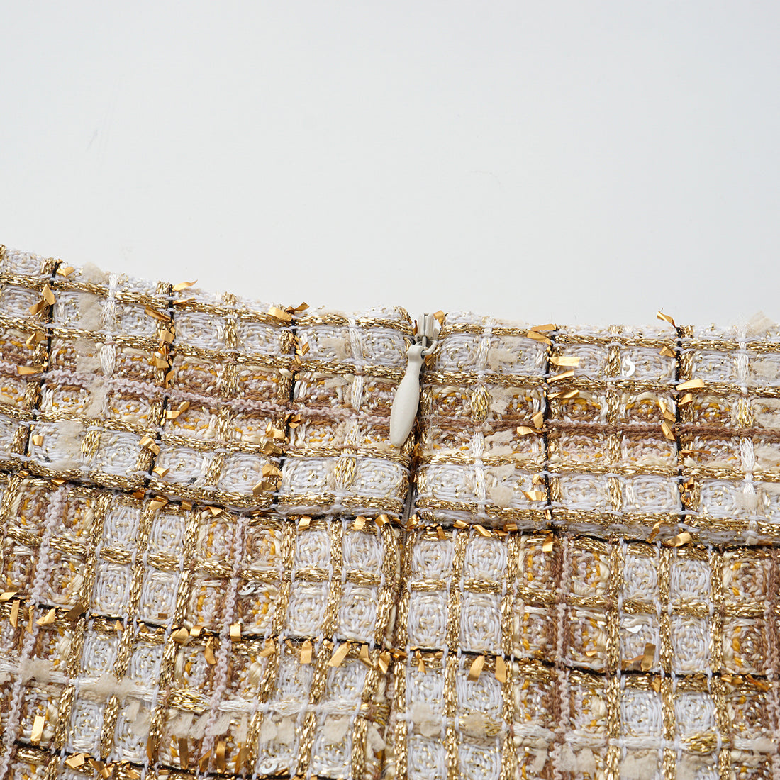 "Sloane Ave." 法國頂級縷金工藝花呢及膝褲裙—Versailles Chanson凡爾賽香頌