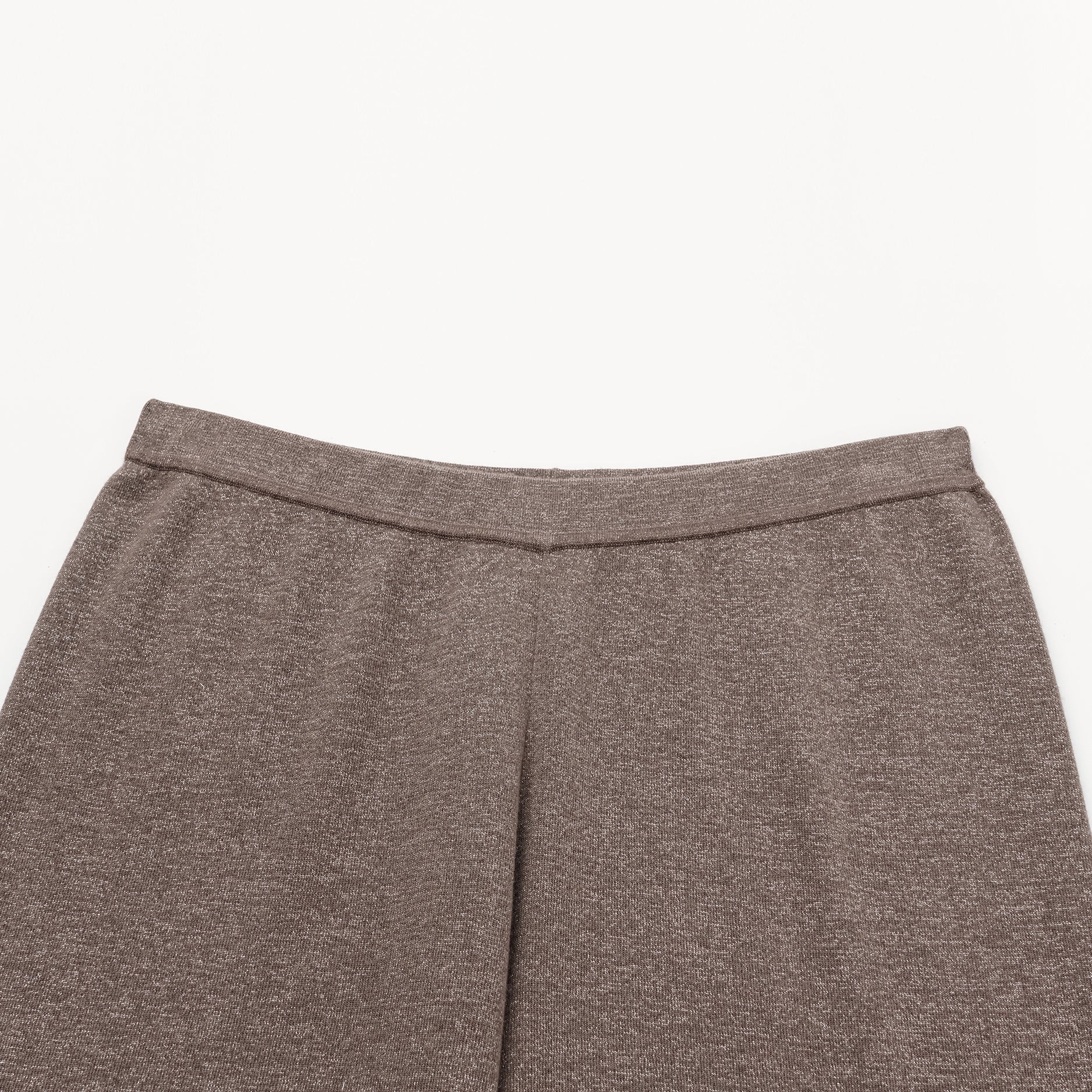 "Summer Diary" 涼感三醋酸喀什米爾針織長褲—Mocca