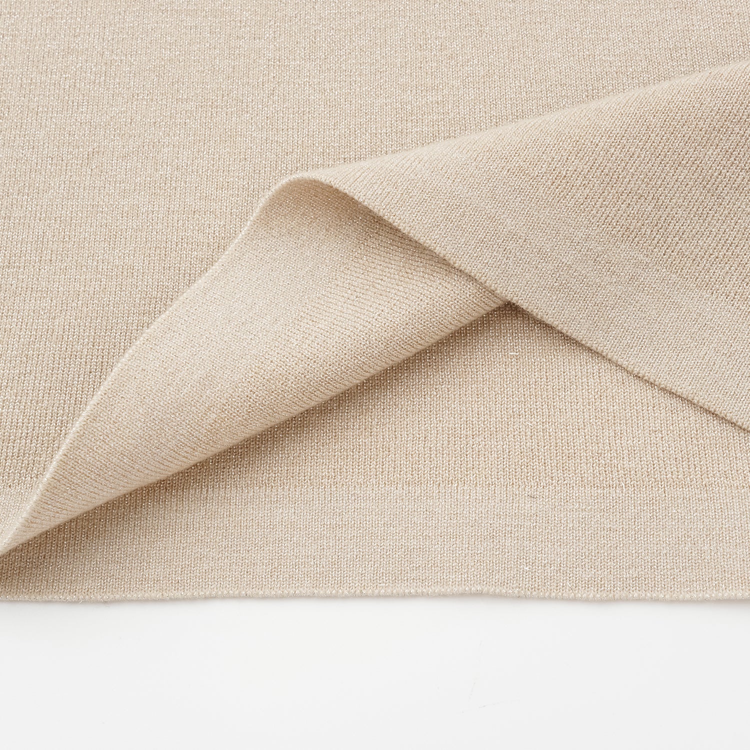 "Summer Diary" 涼感三醋酸喀什米爾針織長褲—Beige