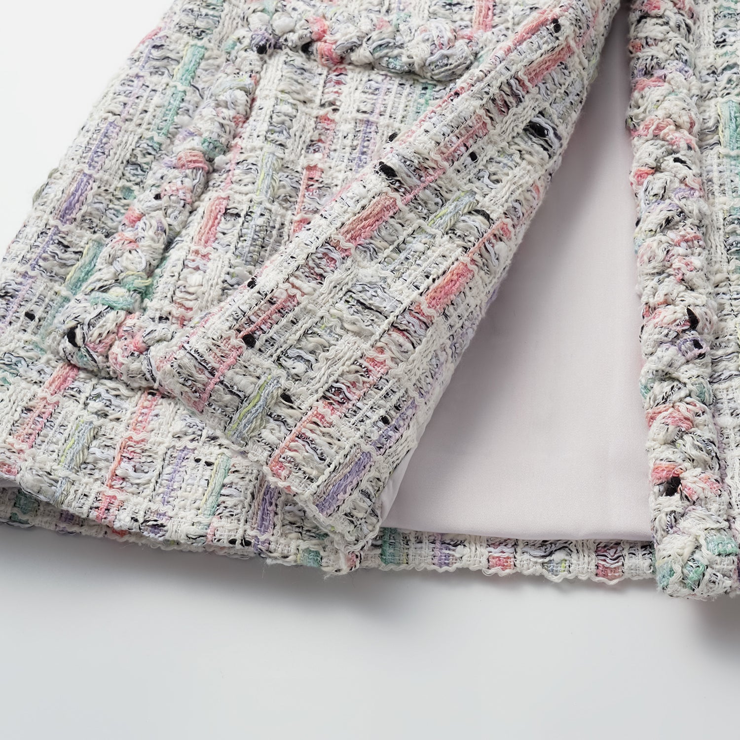 "Arcade of CherJoy Atelier." 法國夏日輕薄花呢高級訂製立體剪裁外套